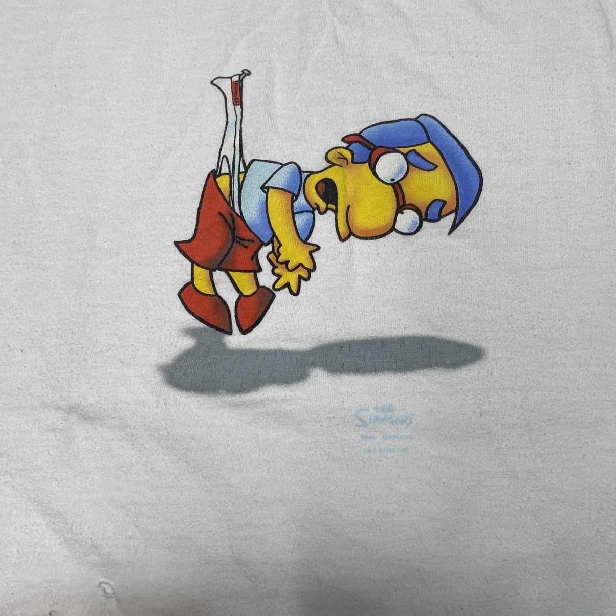 The Simpsons × Vintage Vintage Milhouse Weggie Simpsons Y2K Funny Parody Tshirt Size US L / EU 52-54 / 3 - 9 Thumbnail
