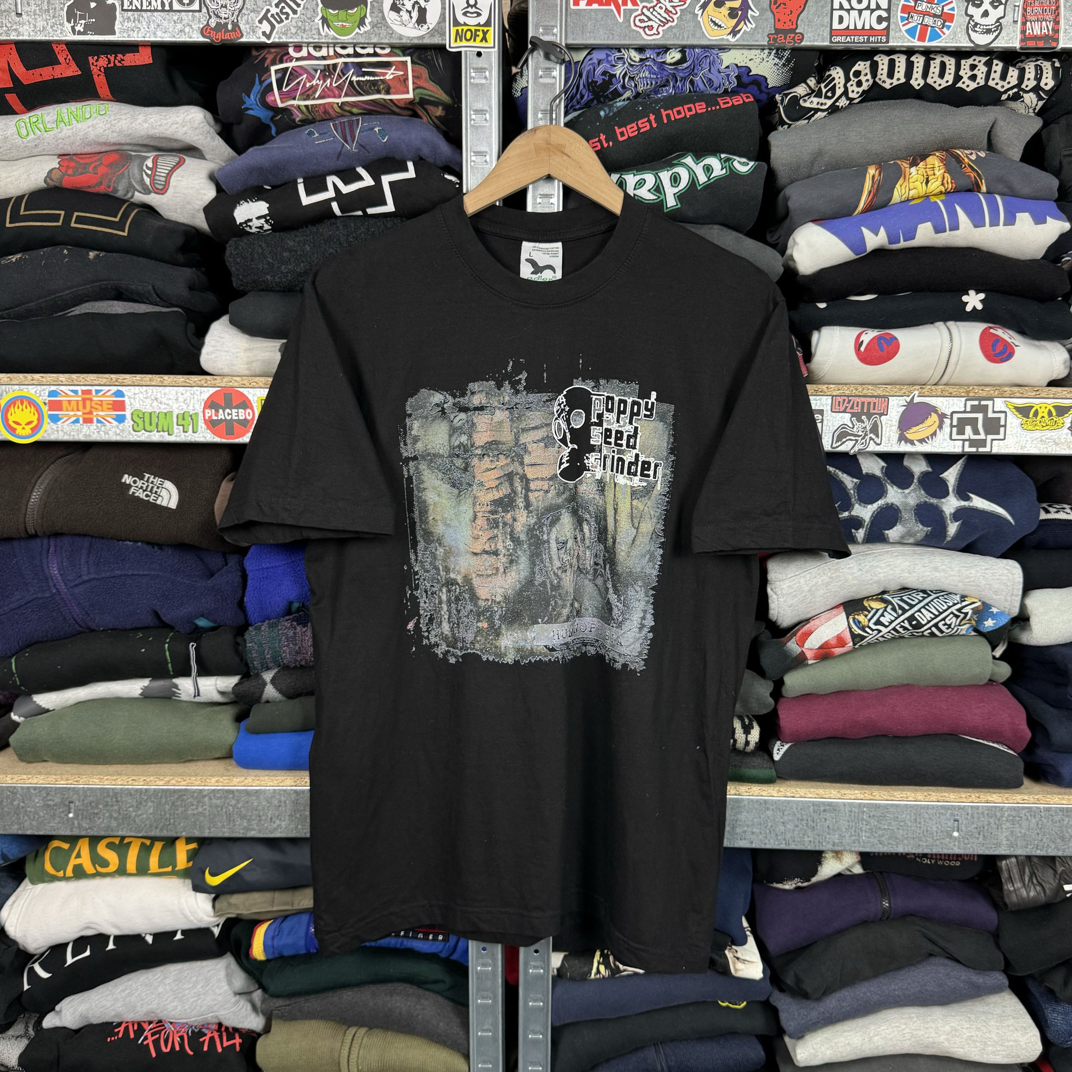 Band Tees VINTAGE POPPY SEED GRINDER HUMANOPHOBIA ALBUM T-SHIRT TEE Size US L / EU 52-54 / 3 - 1 Thumbnail