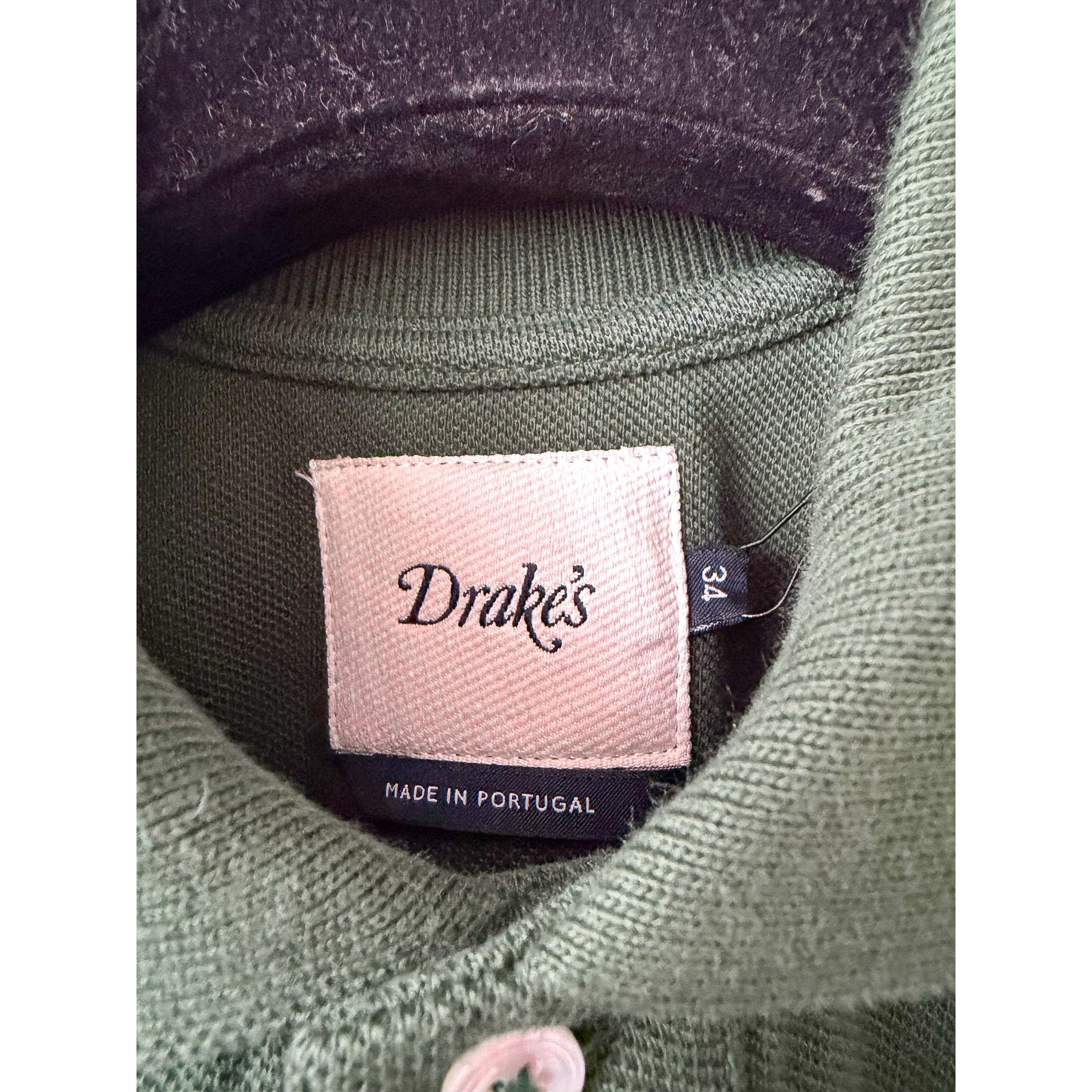 Drake's Drake's Dark Green Polo Shirt With Logo Embroidered Cotton P Size US XS / EU 42 / 0 - 4 Thumbnail