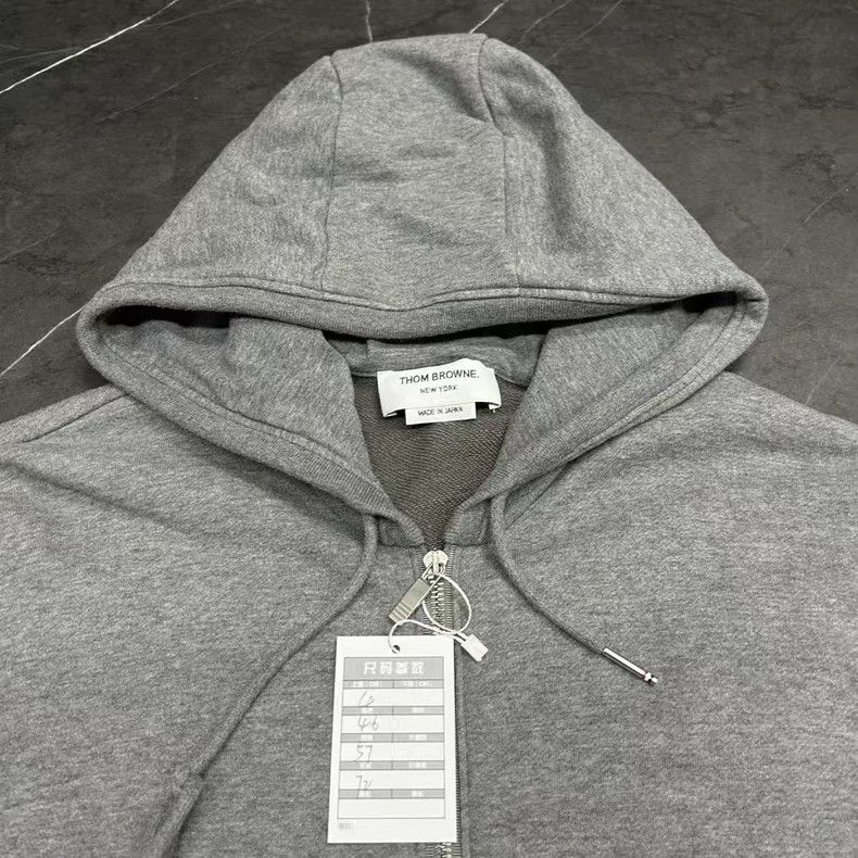 Thom Browne Thom browne Gray four-bar zipper jacket 2504-Nextarrow Size US XL / EU 56 / 4 - 5 Thumbnail