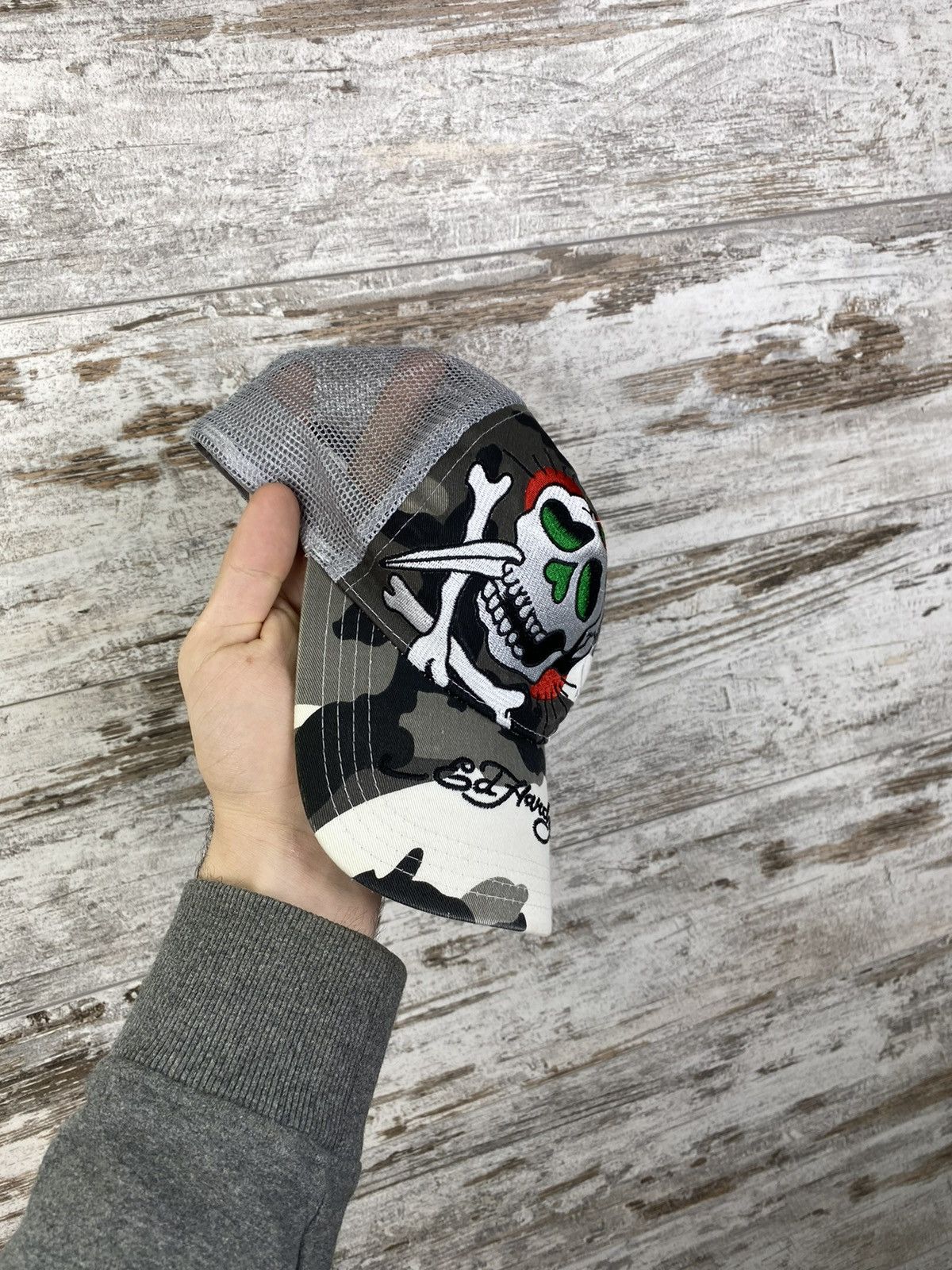 Christian Audigier × Ed Hardy × Vintage Mens Vintage Ed Hardy by Christian Audigier cap hats rare Size ONE SIZE - 3 Thumbnail