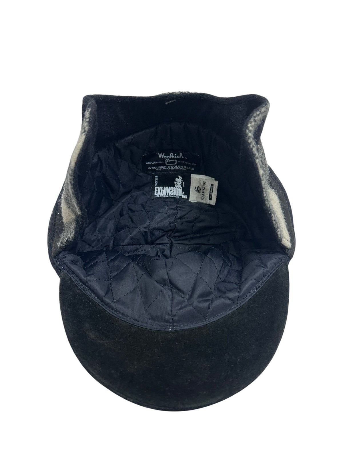 Vintage × Woolrich Woolen Mills RARE ‼️ Woolrich Woolen Mills Checked Ear Flaps Cap Size ONE SIZE - 6 Thumbnail