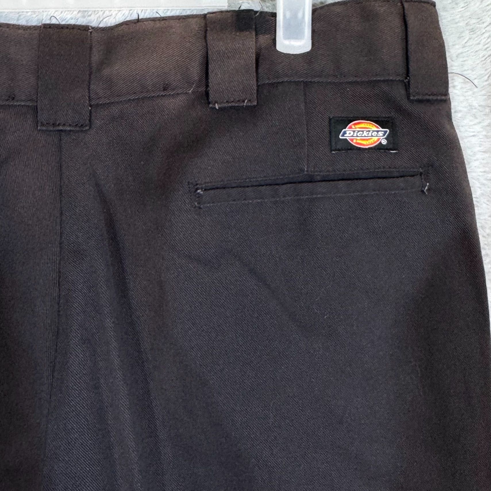 Dickies Dickies 874 Men's Work Pants 32x30 Black Polyester High Rise Straight Leg Workwear Size US 32 / EU 48 - 7 Thumbnail