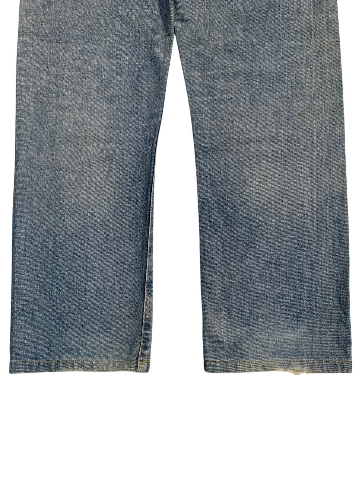 Japanese Brand VINTAGE EDWIN SELVEDGE 505Z JAPANESE FADED DISTRESSED DENIM Size US 34 / EU 50 - 9 Thumbnail