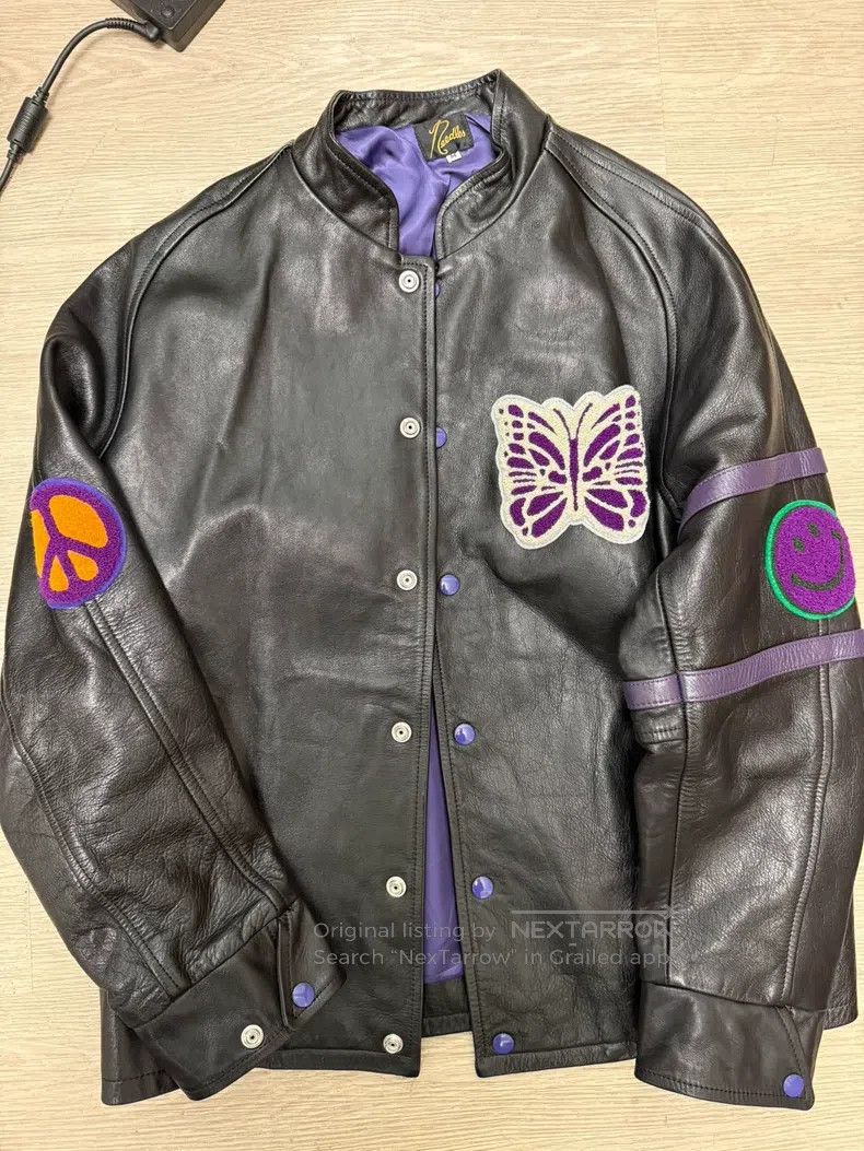 Needles Needles Black jacket leather coat Size US M / EU 48-50 / 2 - 1 Thumbnail