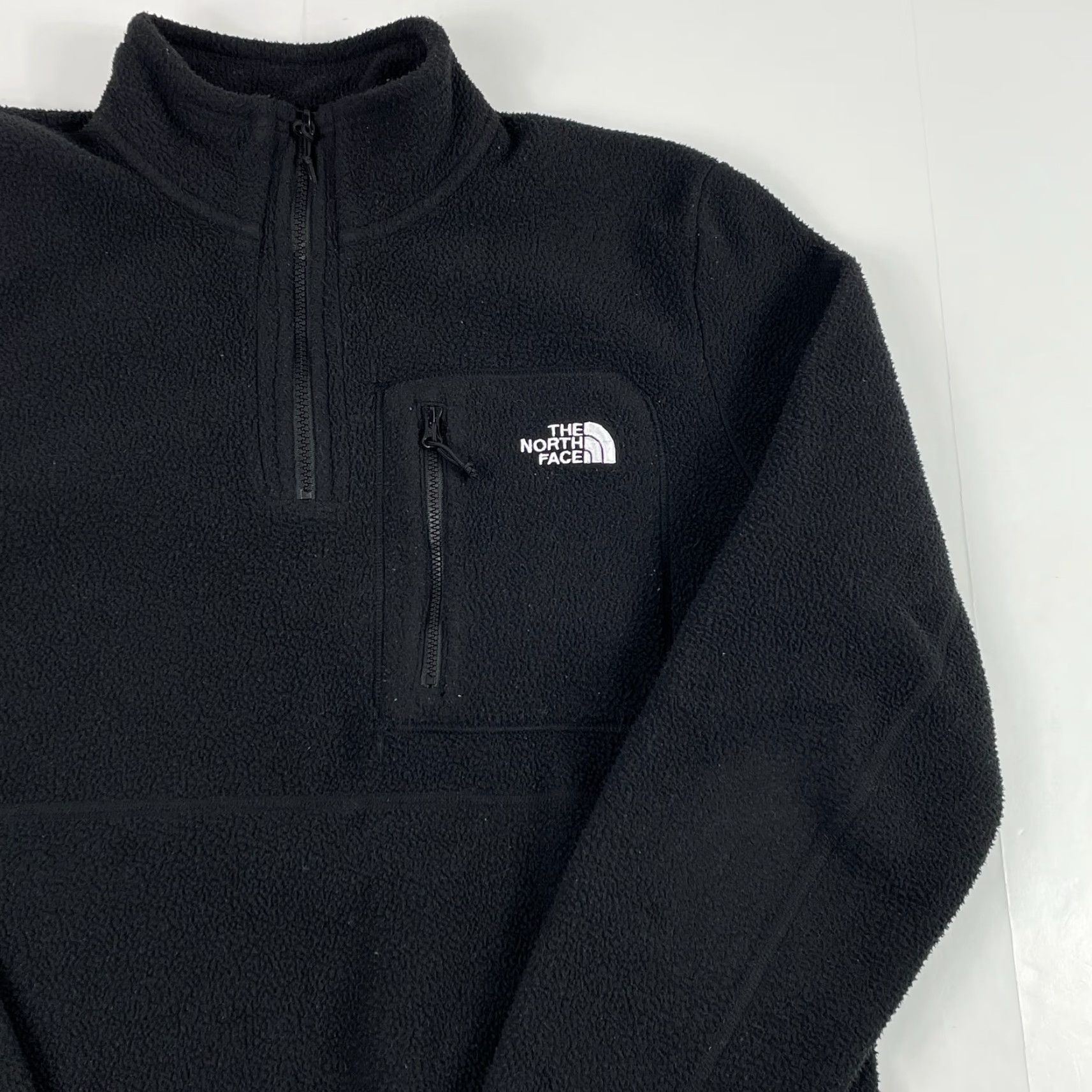 The North Face The North Face Jacket Mens Medium Black Fleece 1/4 Zip Hiking Skiing Climbing Size US M / EU 48-50 / 2 - 3 Thumbnail
