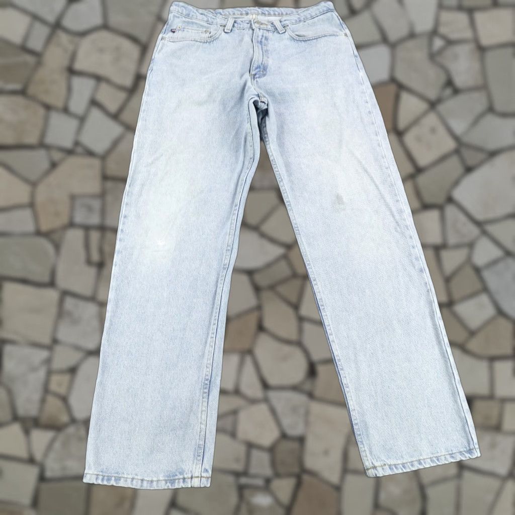 Polo Ralph Lauren VINTAGE Ralph Lauren Polo Jeans Men Size 34 Waist Denim Straight Fit Light Wash Grunge Style Size US XS / EU 42 / 0 - 1 Thumbnail