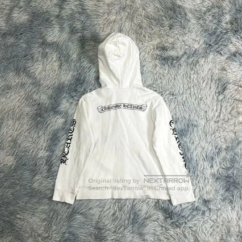 Chrome Hearts Chrome Hearts White Cotton Hooded Jacket .Size 8Y Size US XXS / EU 40 - 2 Thumbnail