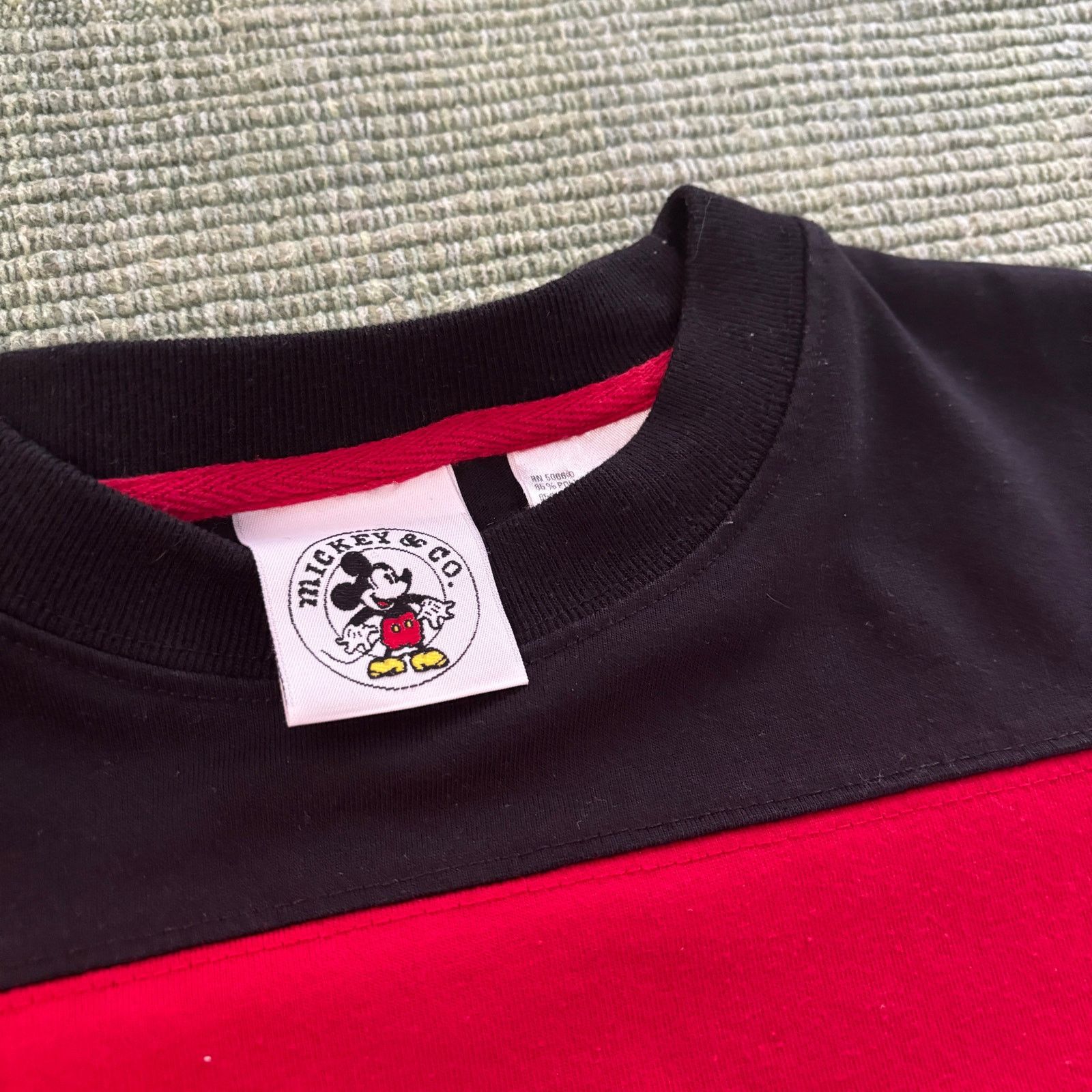 Disney × Vintage Vintage Mickey & Co Oversize Mickey Mouse Hockey Jersey Size US M / EU 48-50 / 2 - 3 Thumbnail