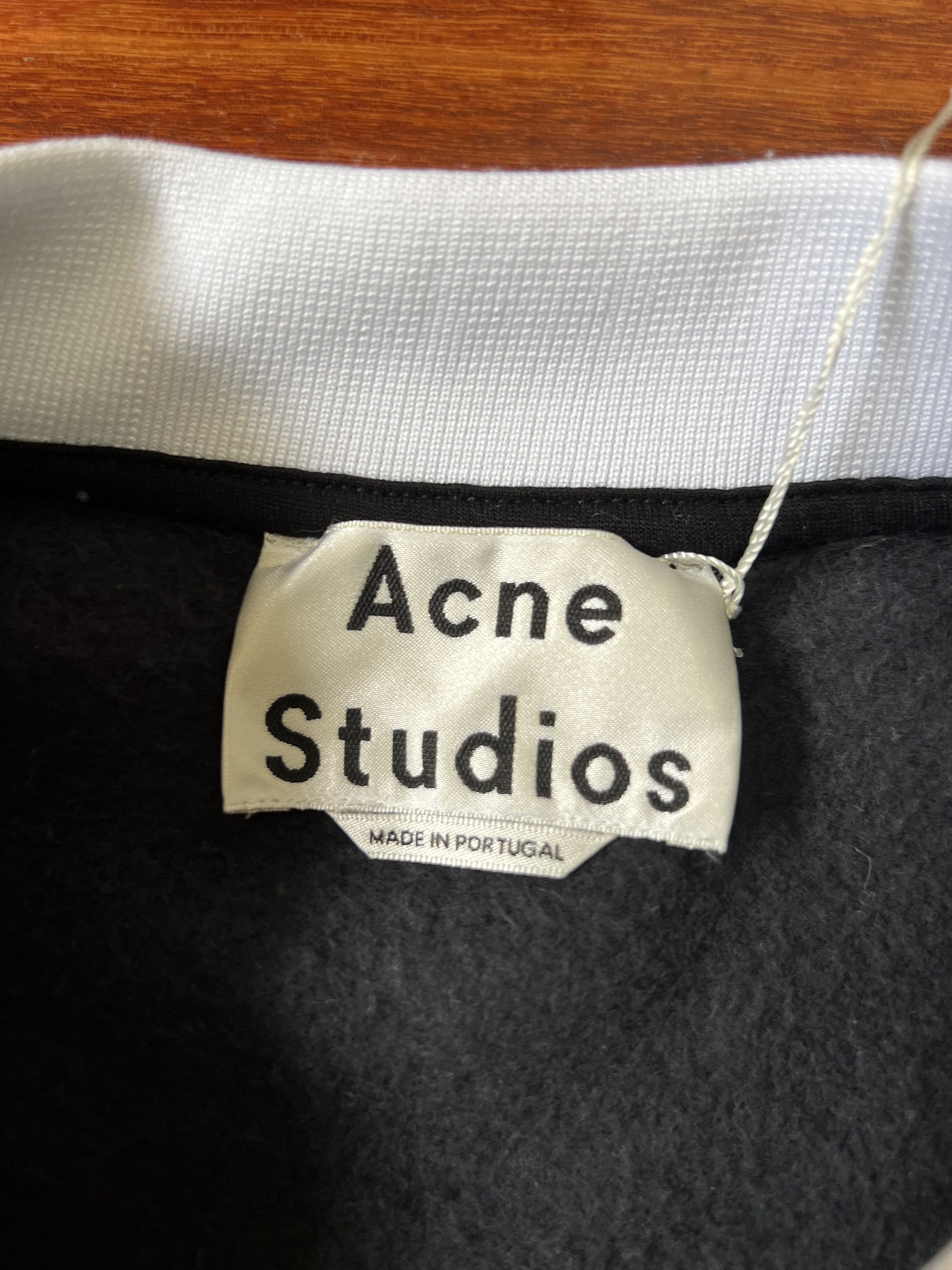 Acne Studios 💚 Acne Studios Black Logo Crewneck Large NEW Size US L / EU 52-54 / 3 - 4 Thumbnail