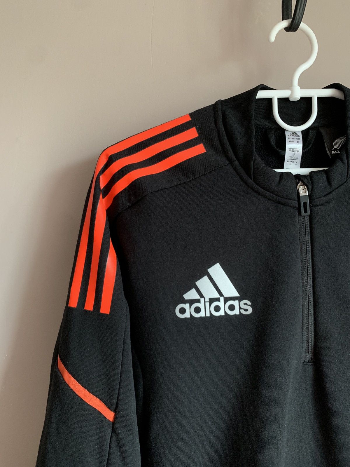 Adidas All Blacks New Zealand TrainingRugby Sweatshirt Adidas Sz S Size US S / EU 44-46 / 1 - 3 Thumbnail