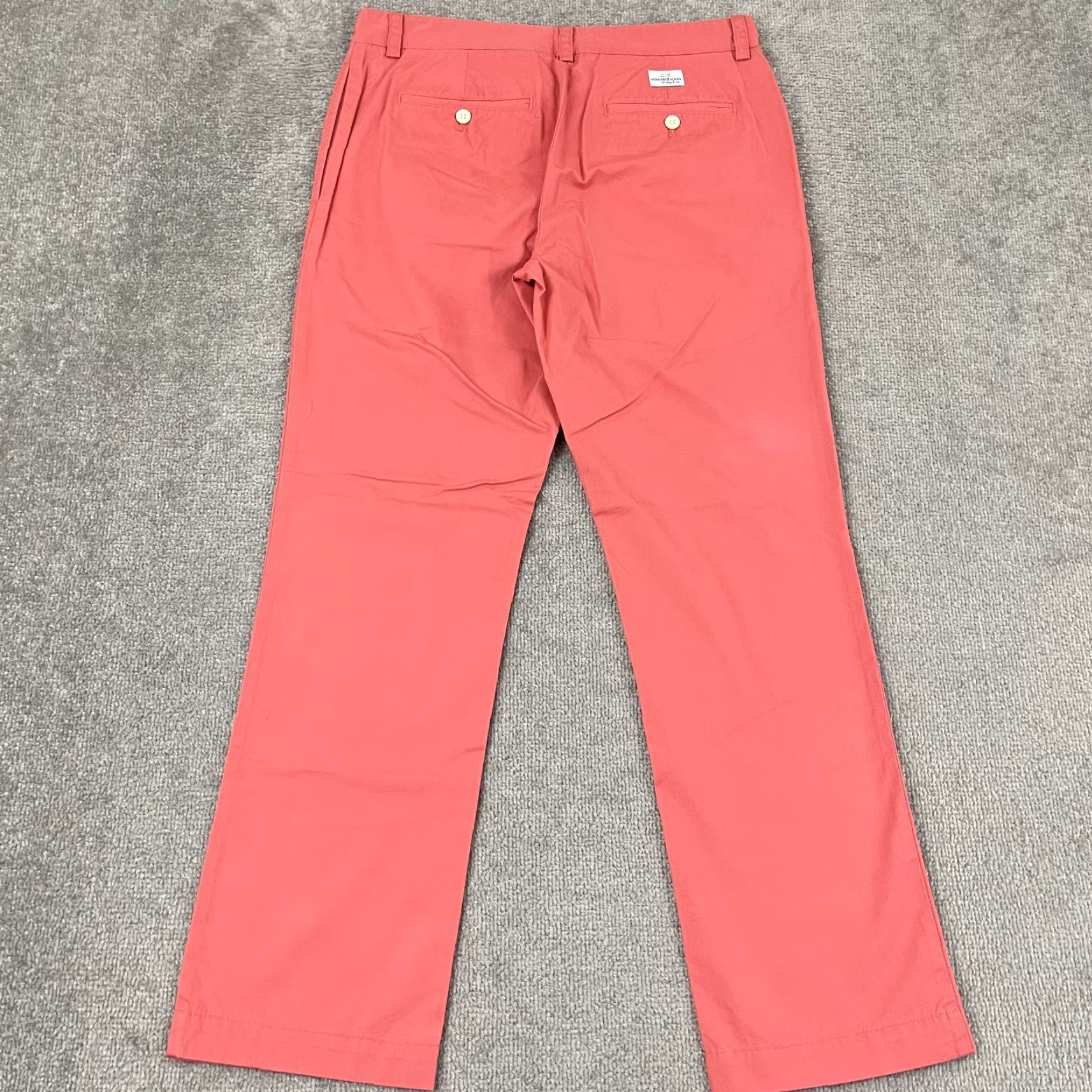 Vineyard Vines VINTAGE Vineyard Vines Men's Pants 32x30 Slim Fit Chino Casual Travel Preppy Pink Size US 32 / EU 48 - 2 Thumbnail