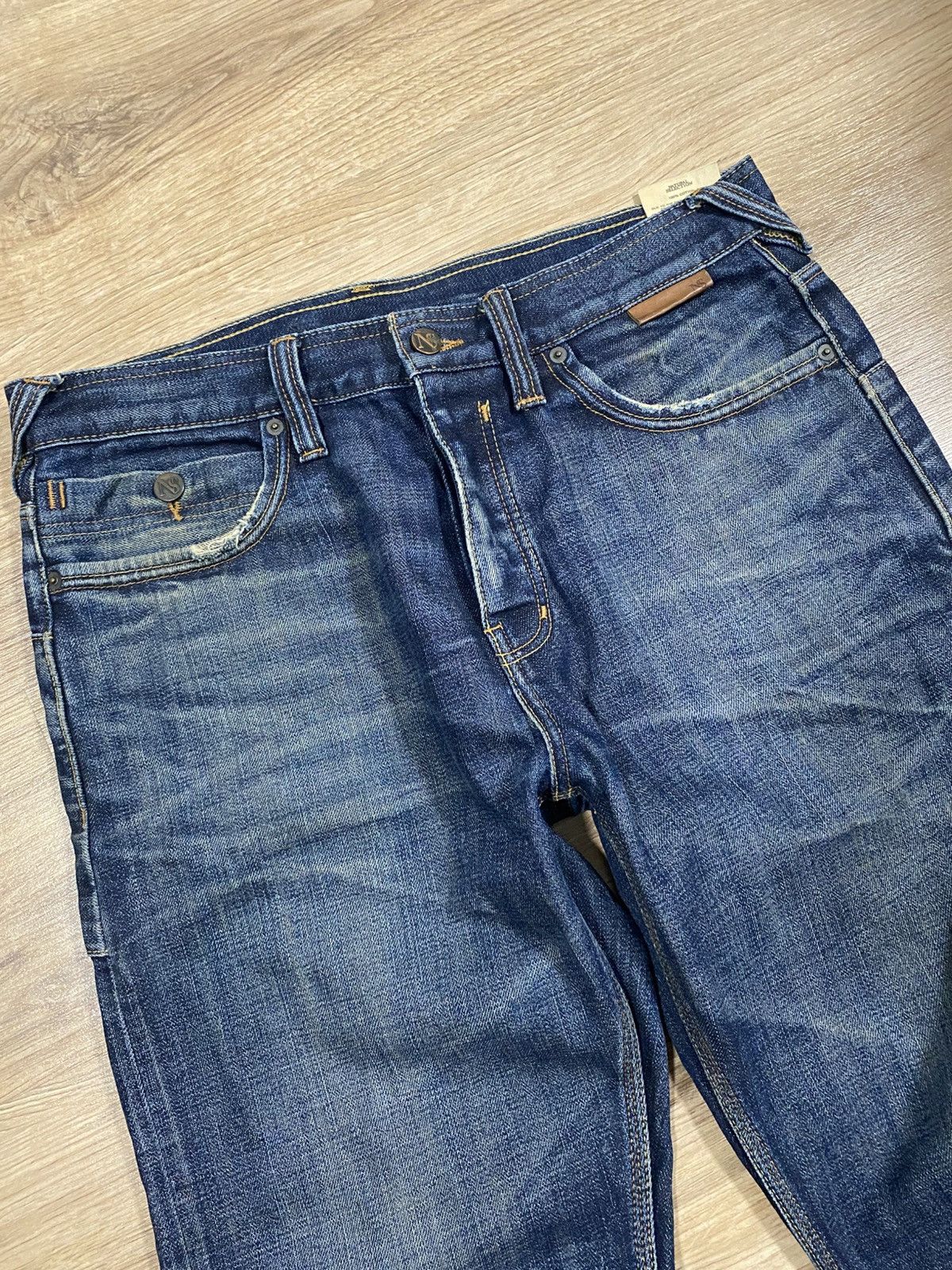 Natural Selection Natural Selection Selvage Denim Faded Jeans W34 L32 Size US 34 / EU 50 - 5 Thumbnail