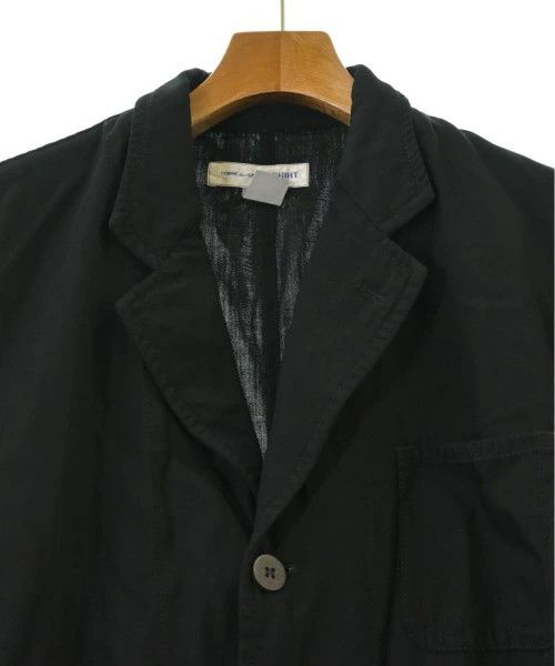 Comme des Garcons SHIRT Jacket Wool Plain 3 Button Patch Pocket Black Size US M / EU 48-50 / 2 - 3 Thumbnail