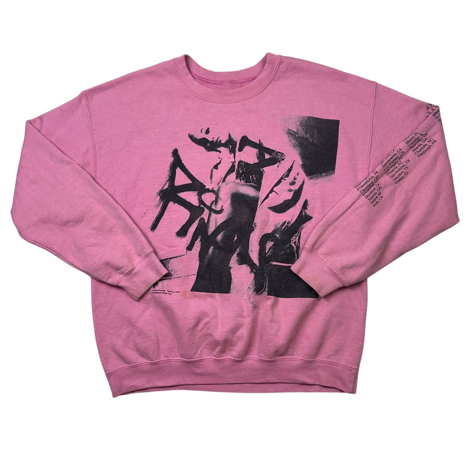 Band Tees Ariana Grande Sweetener Tour Crewneck Sweater Thank U Next Size US M / EU 48-50 / 2 - 1 Thumbnail