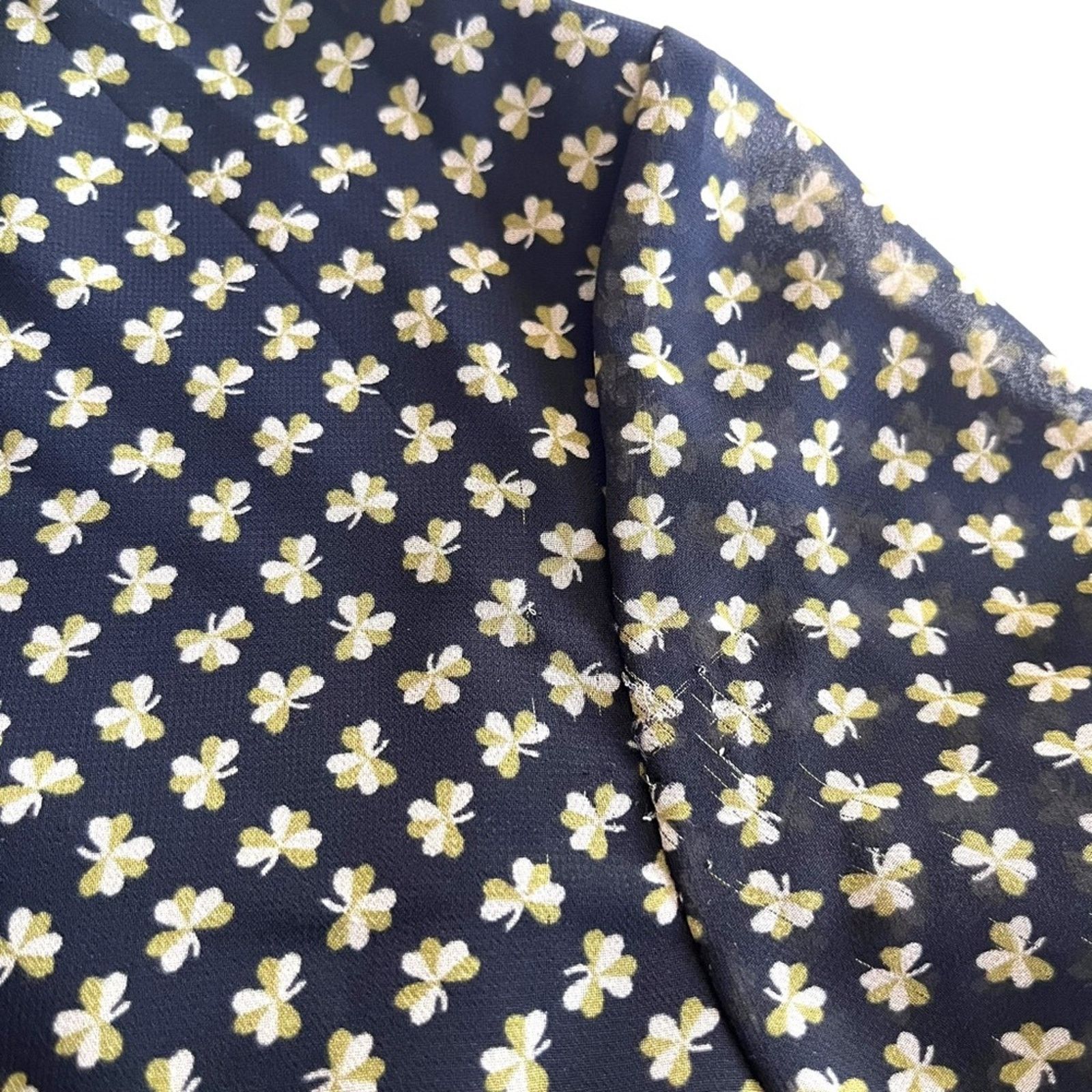 Orla Kiely Orla Kiely rare chiffon clover shamrock ditsy print dress Size M / US 6-8 / IT 42-44 - 13 Thumbnail