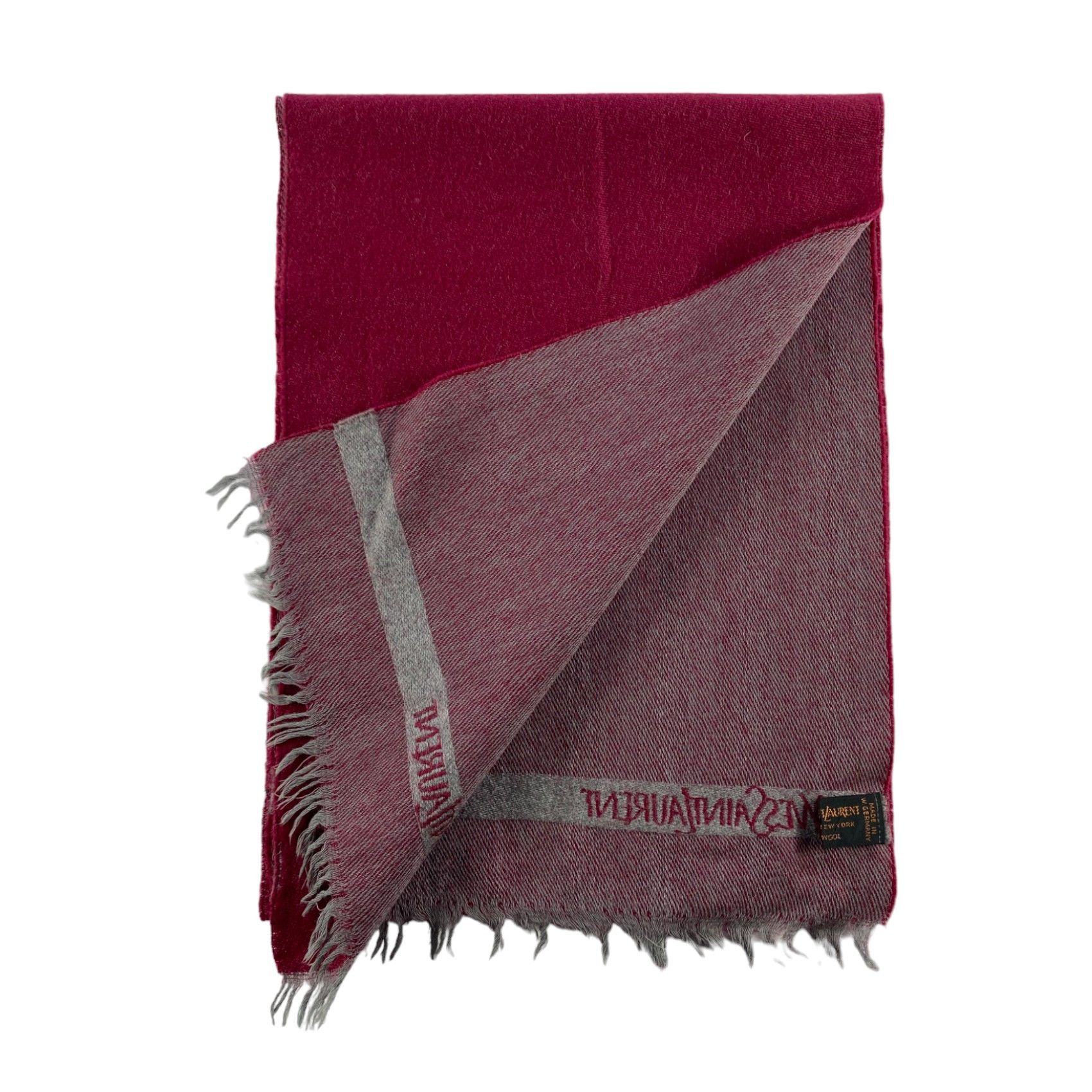 Vintage Yves Saint Laurent Scarf / Muffler / Neckwear - WW606 Size ONE SIZE - 4 Thumbnail