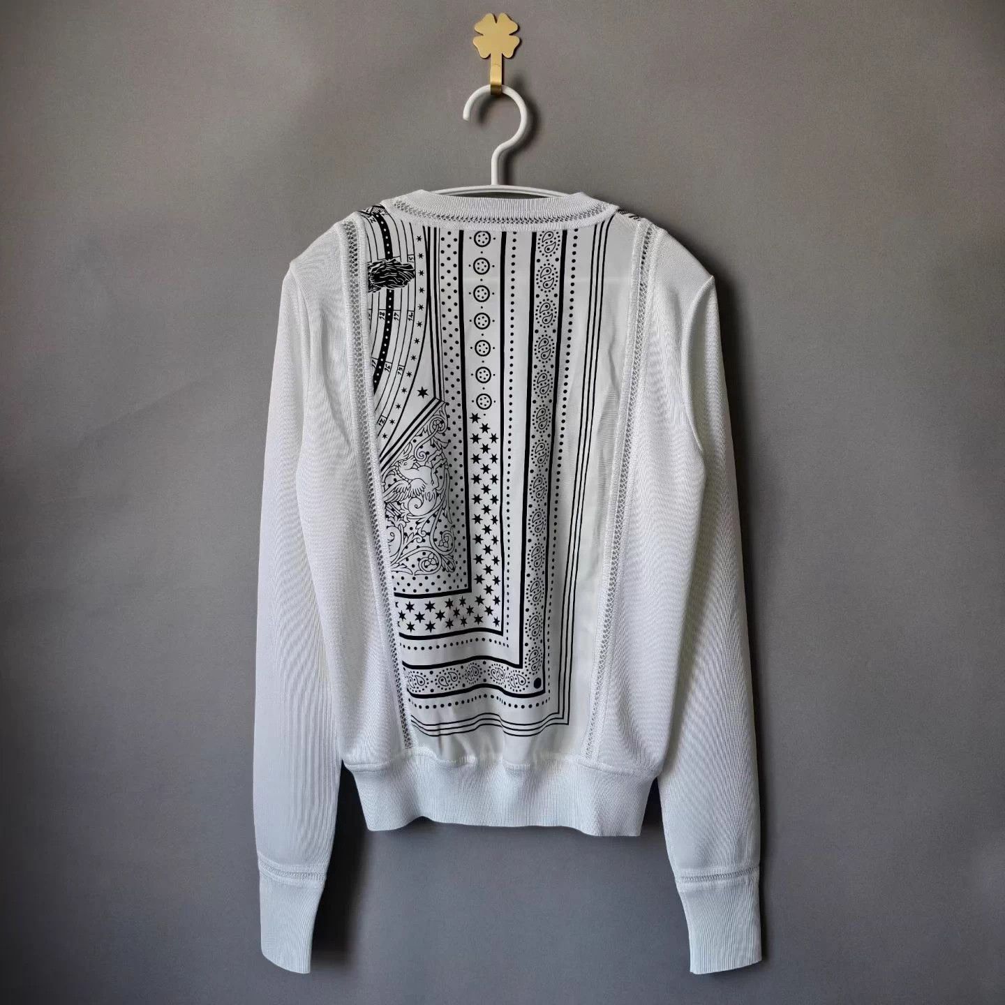 Hermes HERMES Book Print Silk Shirt Women's 34 New Size XS / US 0-2 / IT 36-38 - 2 Thumbnail