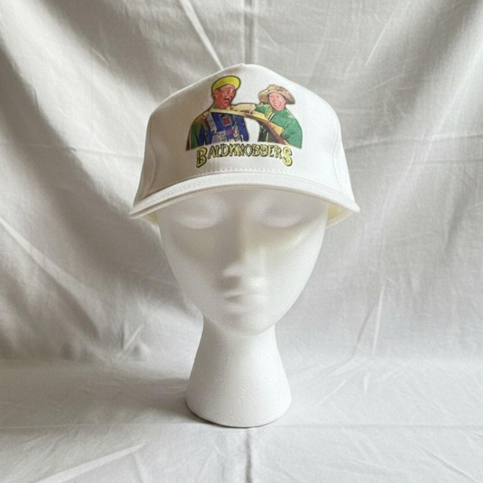 Vintage Baldknobbers Vintage White Comedy Trucker Hat Mens One Size Size ONE SIZE - 1 Thumbnail