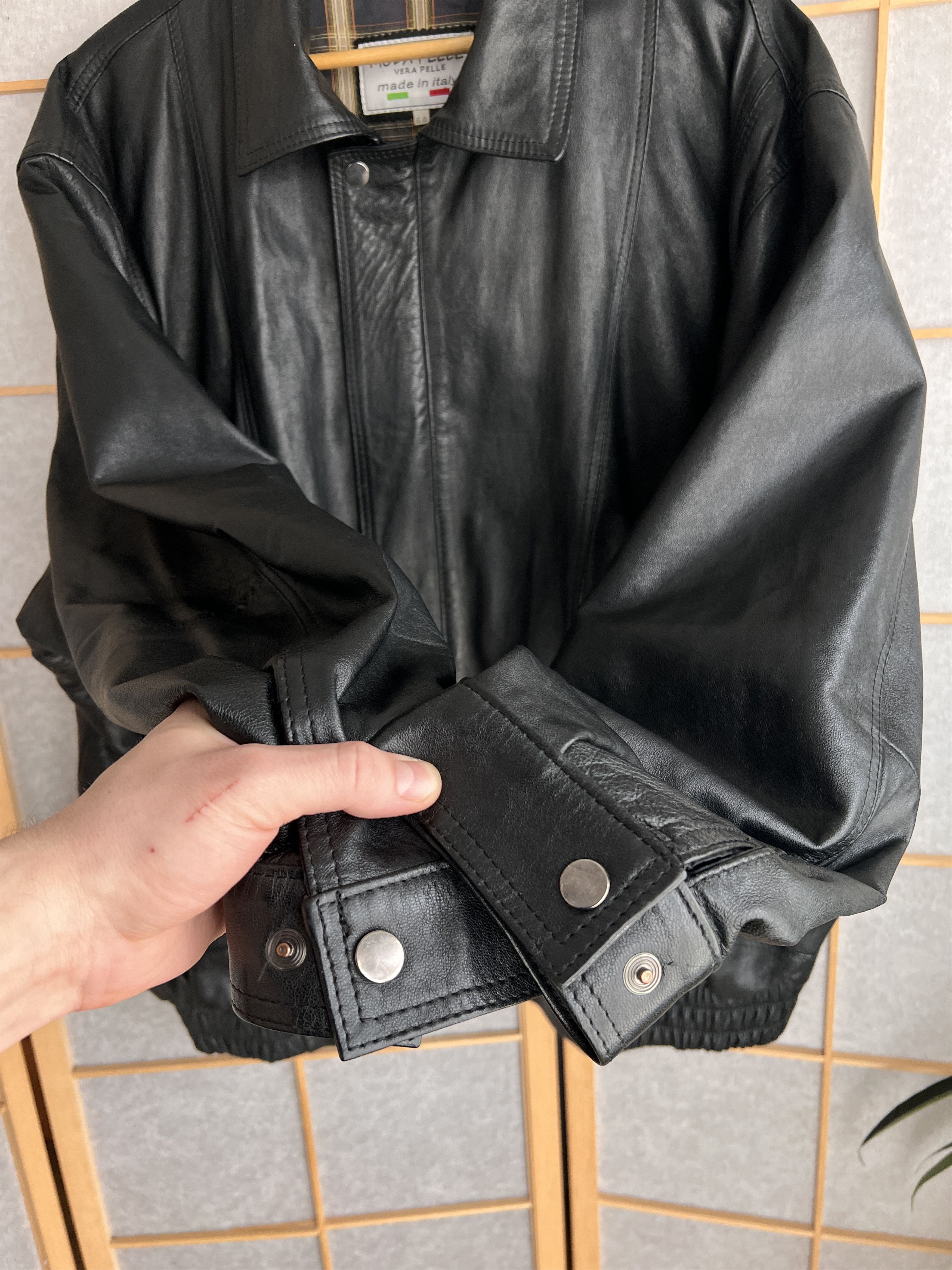 Hysteric Glamour Japanese shine leather jacket 2000s rick owens kapital style Size US XXL / EU 58 / 5 - 6 Thumbnail