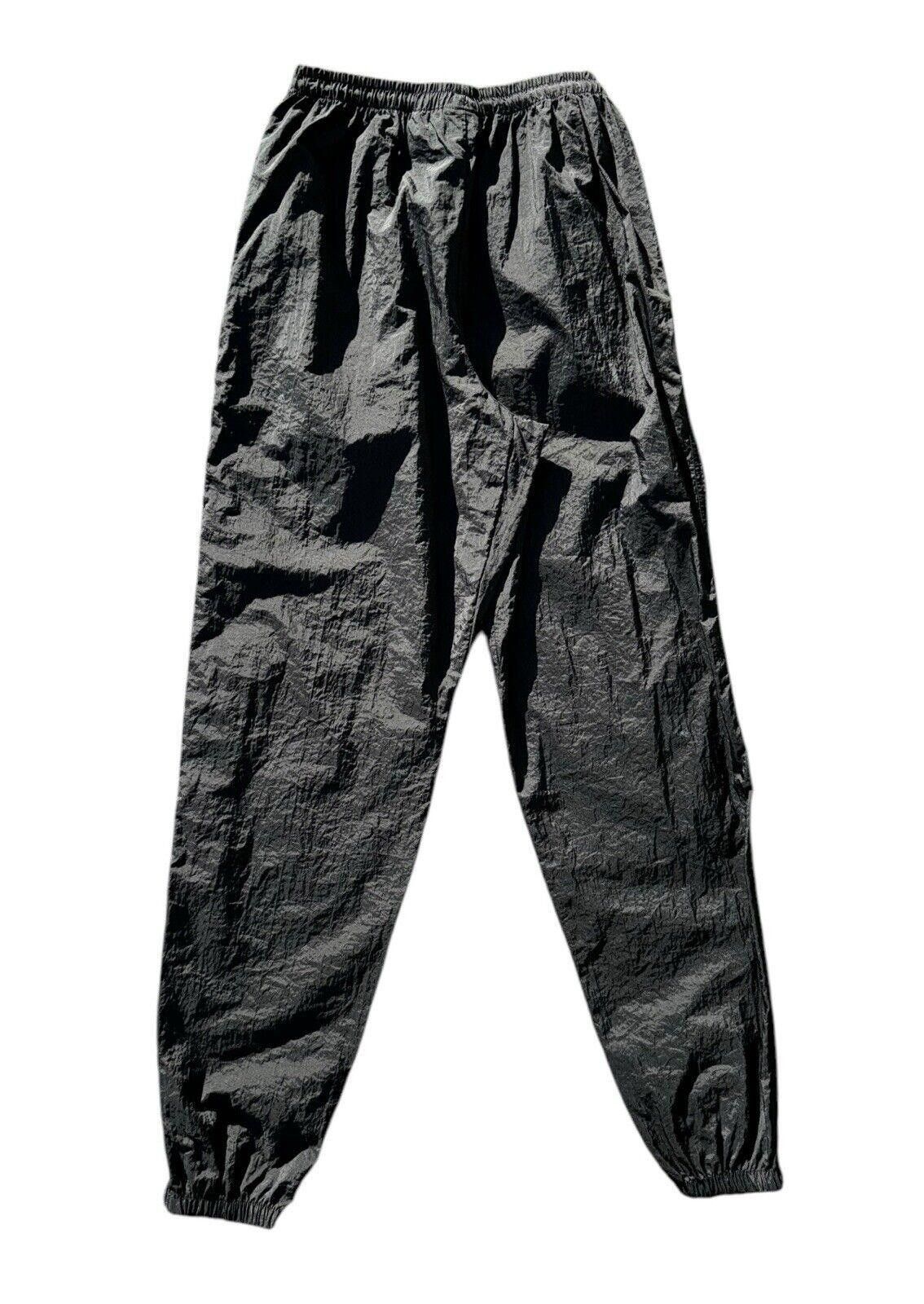 Nike Vintage Nike 90s Black Nylon Baggy Embroidered Track Pants L Size US 34 / EU 50 - 4 Thumbnail