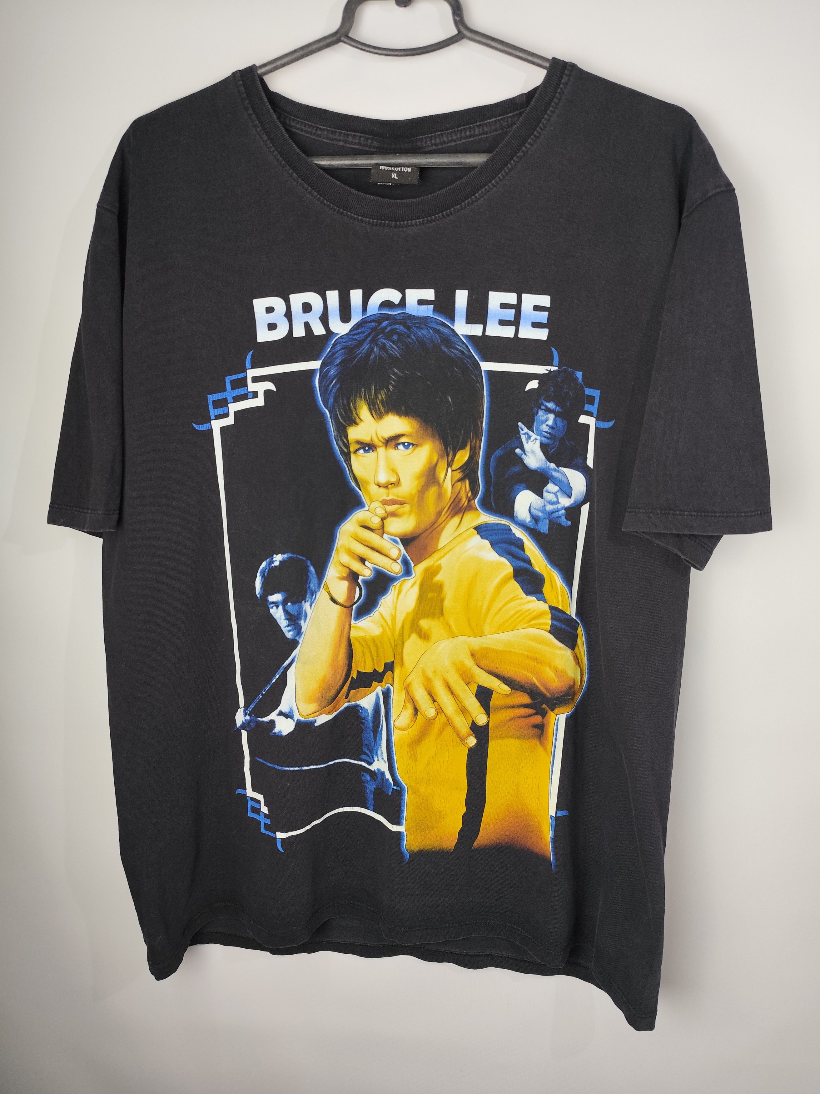 Vintage Vintage streetwear y2k movie Bruce Lee The Dragon T Shirt Size US XL / EU 56 / 4 - 1 Thumbnail