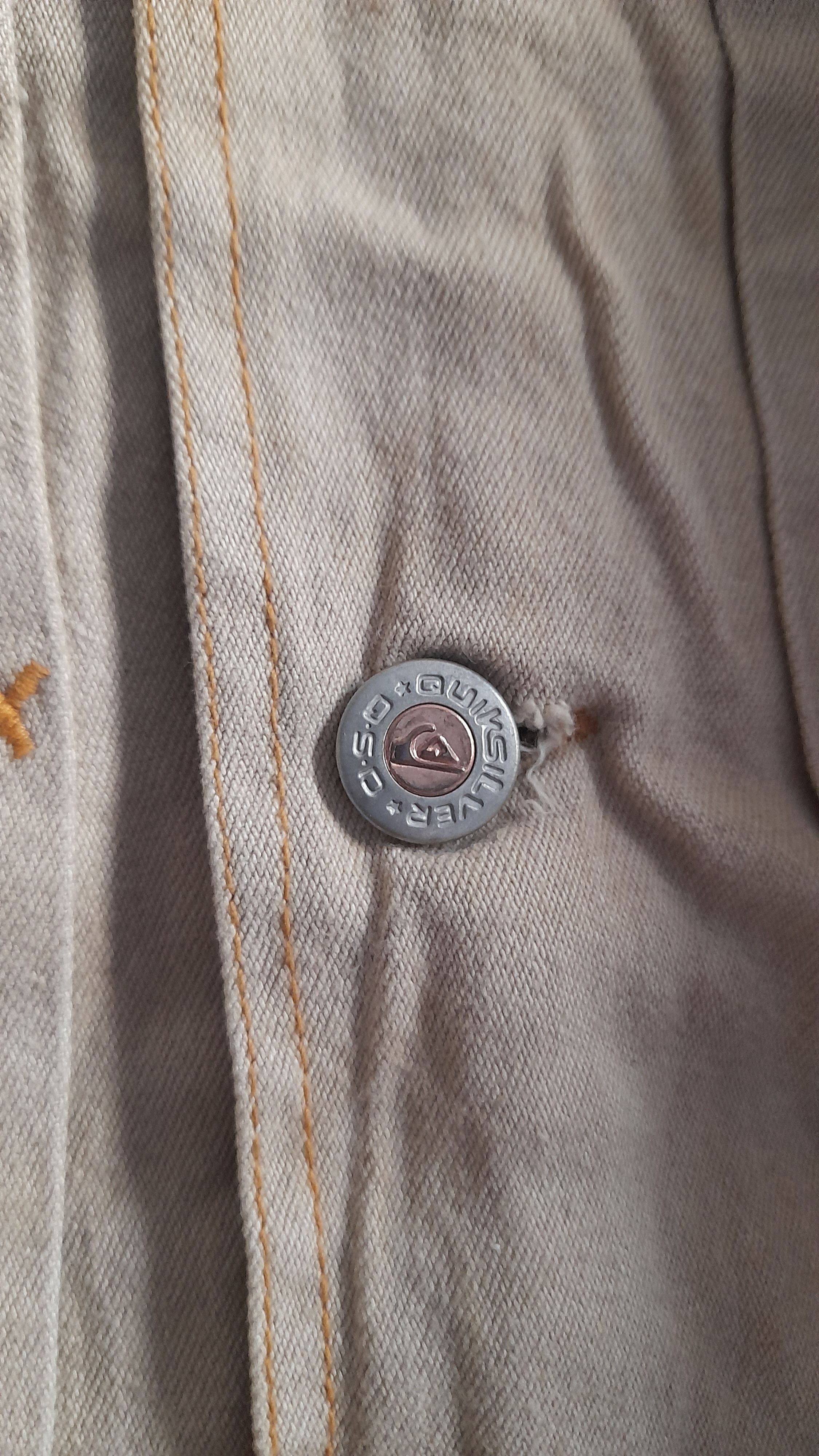 Quiksilver × Vintage Vintage Quiksilever Salt Water Denim Trucket Size US XL / EU 56 / 4 - 4 Thumbnail