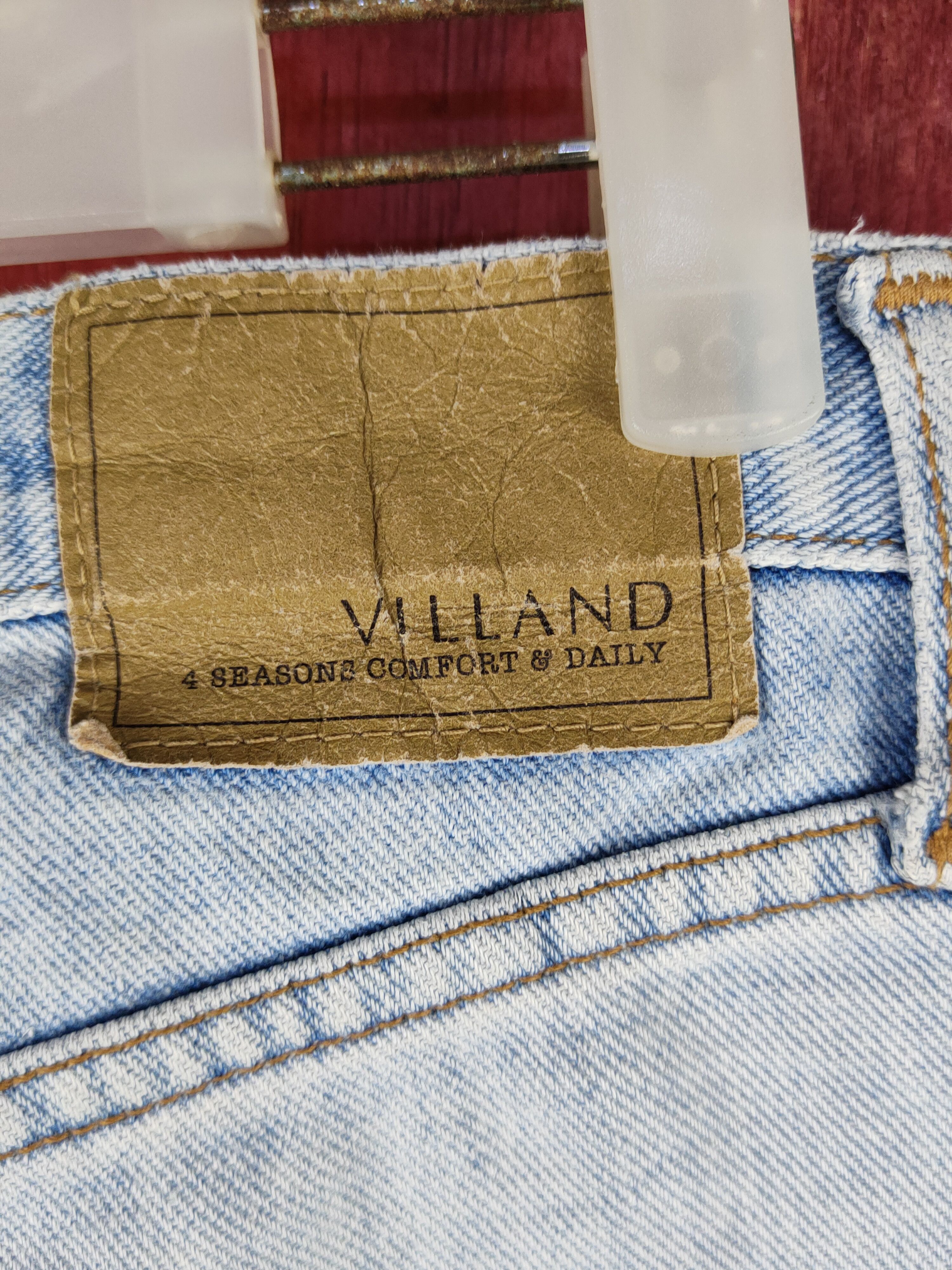 Japanese Brand Villand Blue Faded jeans vintage Denim pants #S1584 Size US 30 / EU 46 - 11 Thumbnail