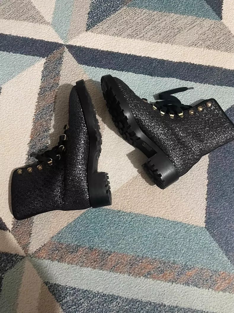 Chanel SW MidCalf Boots in Chic Style -2505 Size US 6 / IT 36 - 6 Thumbnail