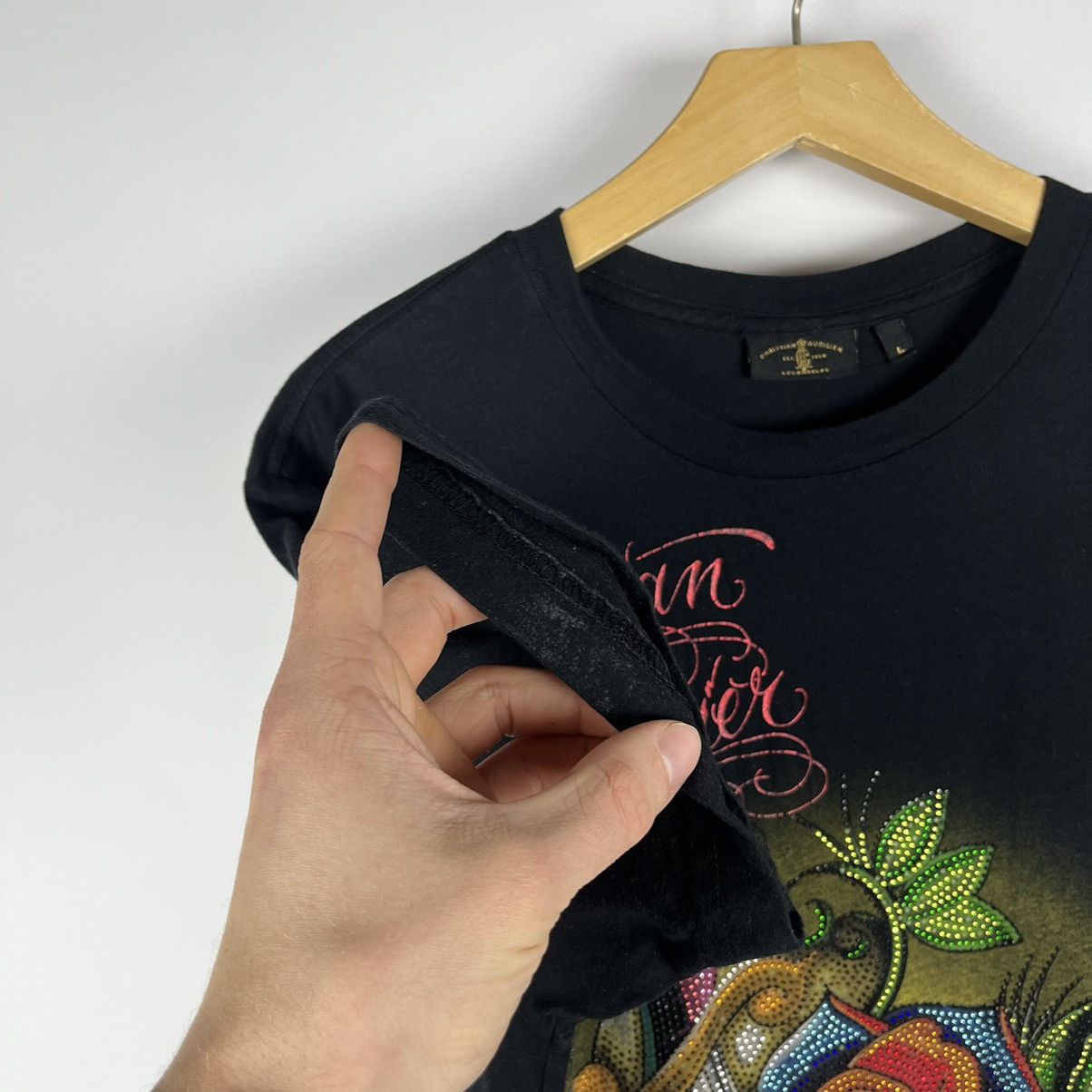 Christian Audigier Vintage Christian Audigier Ed Hardy rare y2k skulls tee 90’s Size US L / EU 52-54 / 3 - 9 Thumbnail