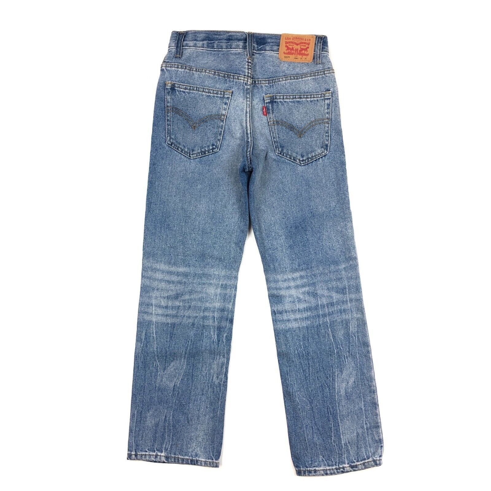 Levi's Levis Womens 505 Denim Jeans Pants Bottoms Size 10 Reg 25x25 Size 32" / US 10 / IT 46 - 5 Thumbnail