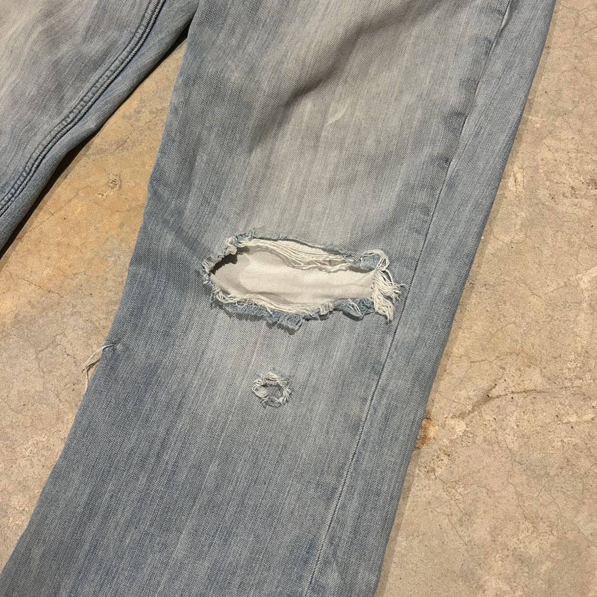 Guess × Vintage Crazy Vintage Y2K Guess Jeans Baggy Bootcut Distressed Denim Size US 36 / EU 52 - 4 Thumbnail