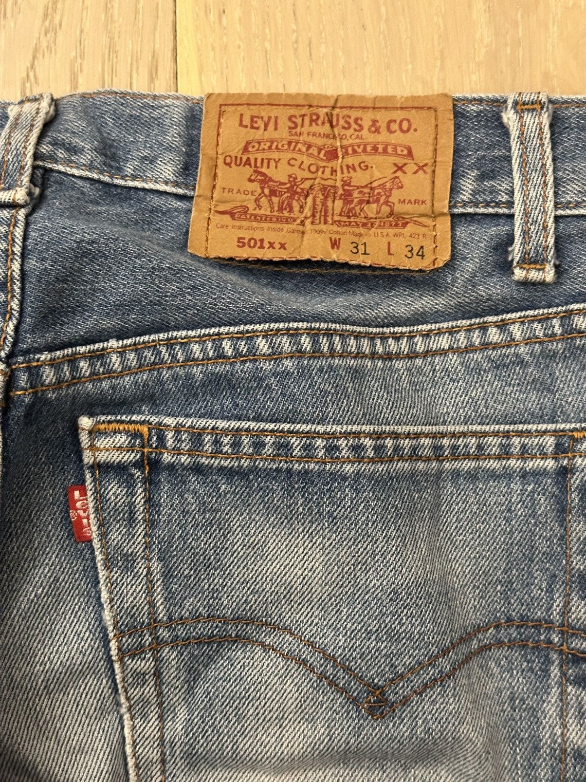 Levi's Vintage Clothing Vintage Levi Jeans from Japan Size US 30 / EU 46 - 4 Thumbnail