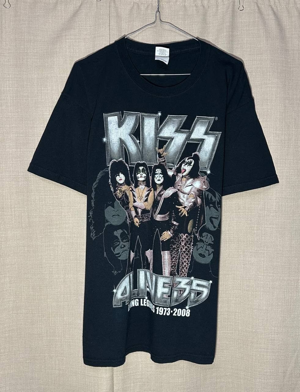 Gildan Kiss 2008 Alive 35 T-Shirt Rock Metal Band music Gildan Size US L / EU 52-54 / 3 - 1 Thumbnail