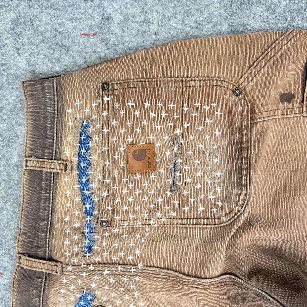 Carhartt 1 of 1 Carhartt Sashiko double knee denim Size US 32 / EU 48 - 7 Thumbnail