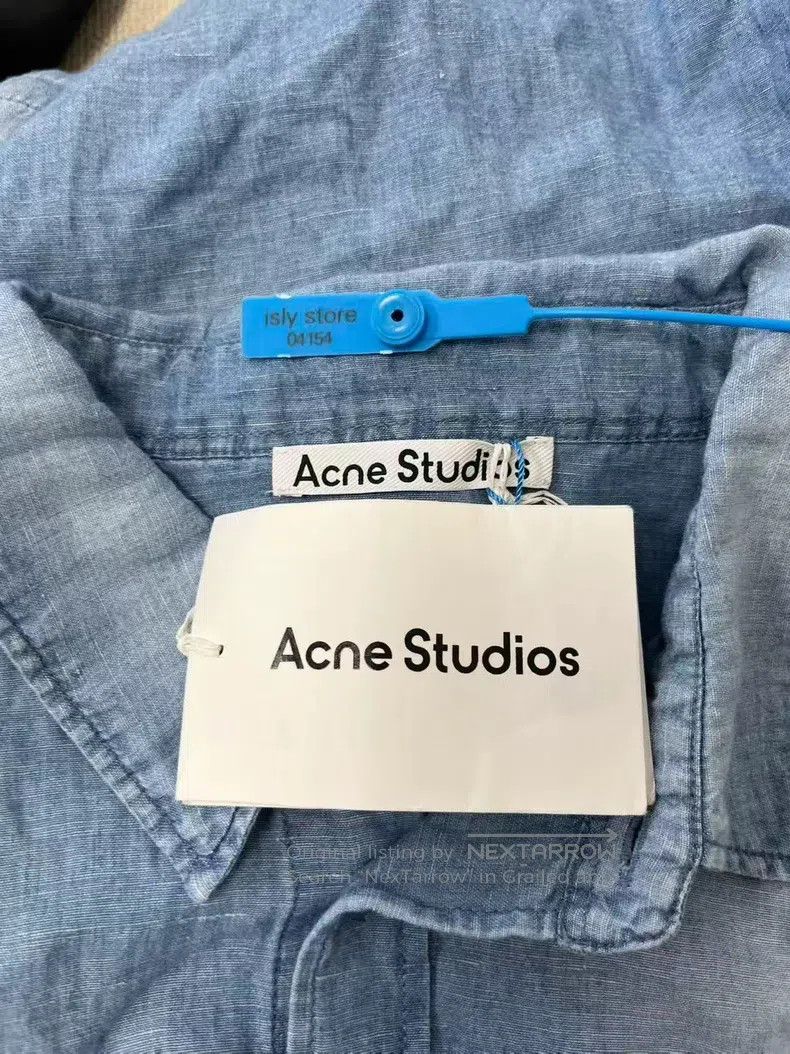 Acne Studios Acne Studios 1996 Series Retro Distressed Logo Printed Sho Size US M / EU 48-50 / 2 - 4 Thumbnail