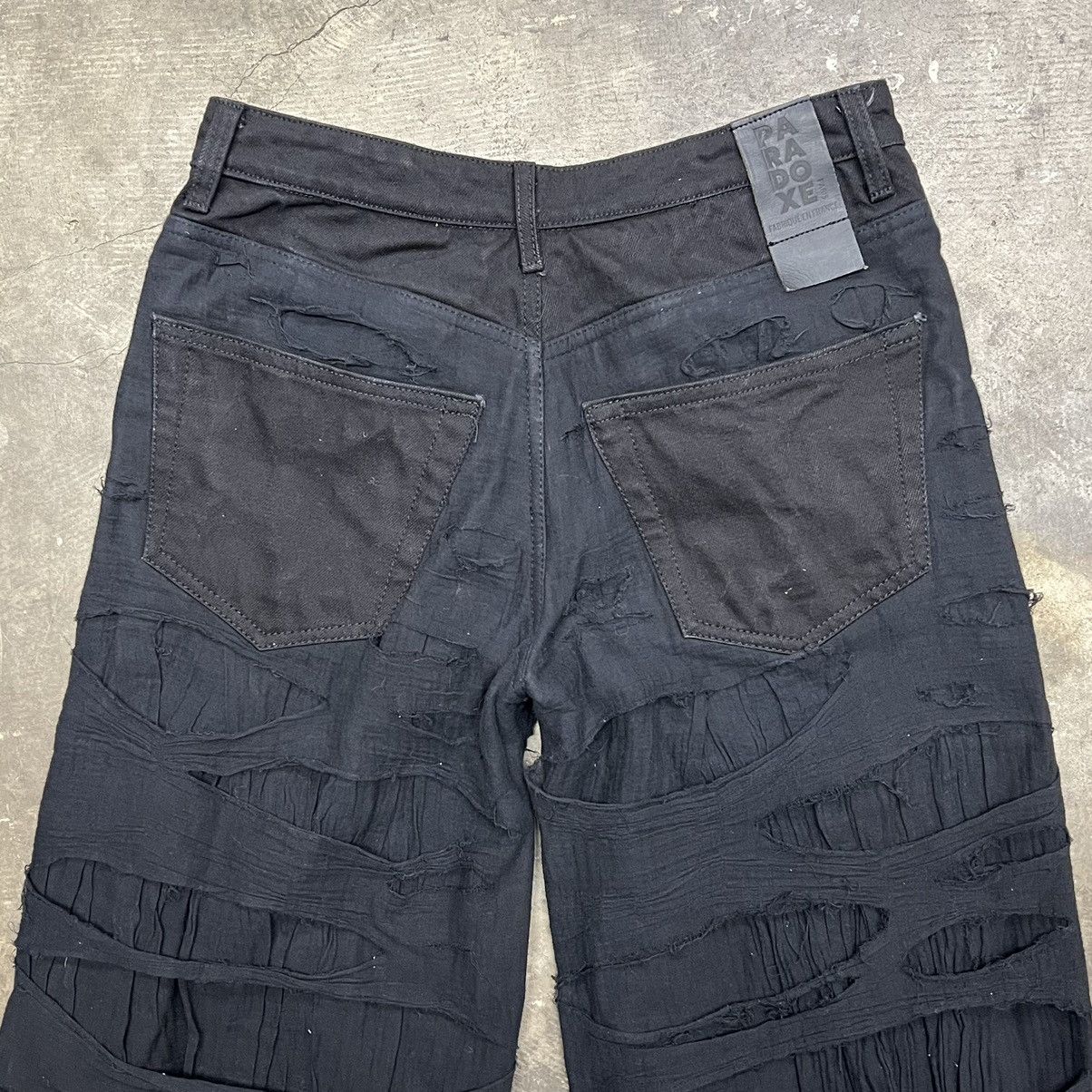 パンツ PARADOXE PARIS REAPER JEANS BAGGY DENIM PARADOXE PARIS - REAPER BAGGY BLACK DENIM – Paradoxe Paris