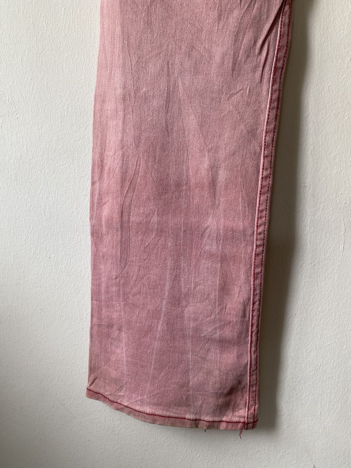 If Six Was Nine Japanese Brand Apestein Flare Distressed Denim Size US 31 - 12 Thumbnail