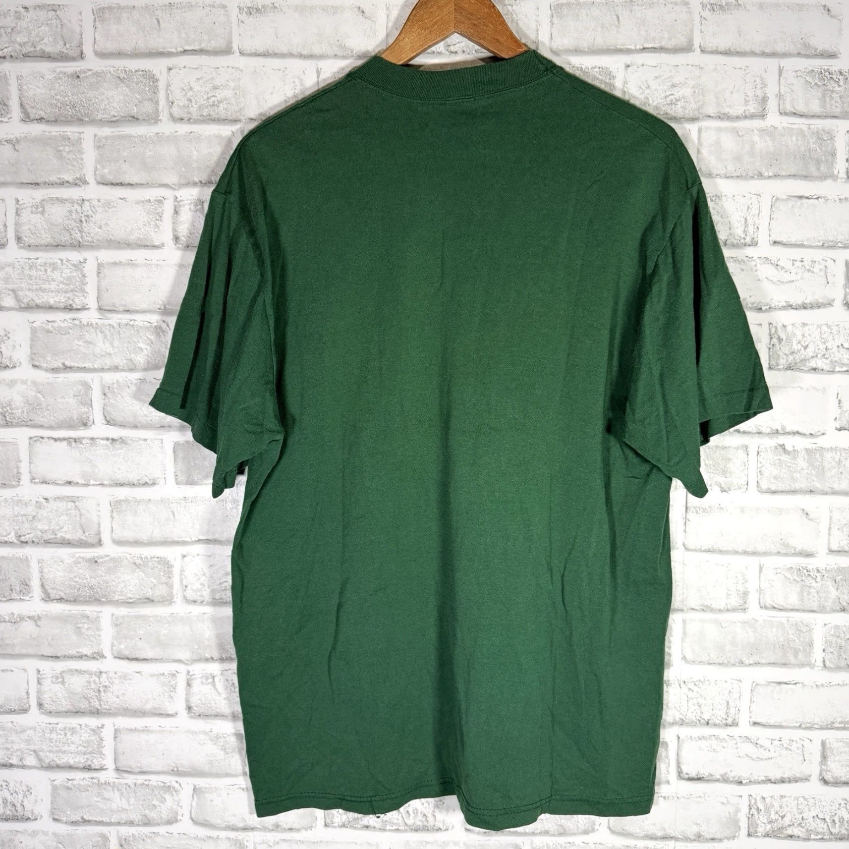 Soffe VTG Soffe Shirt USA Sleeman Brewing T-Shirt XL Green Mens Single Stitch) Size US XL / EU 56 / 4 - 5 Thumbnail