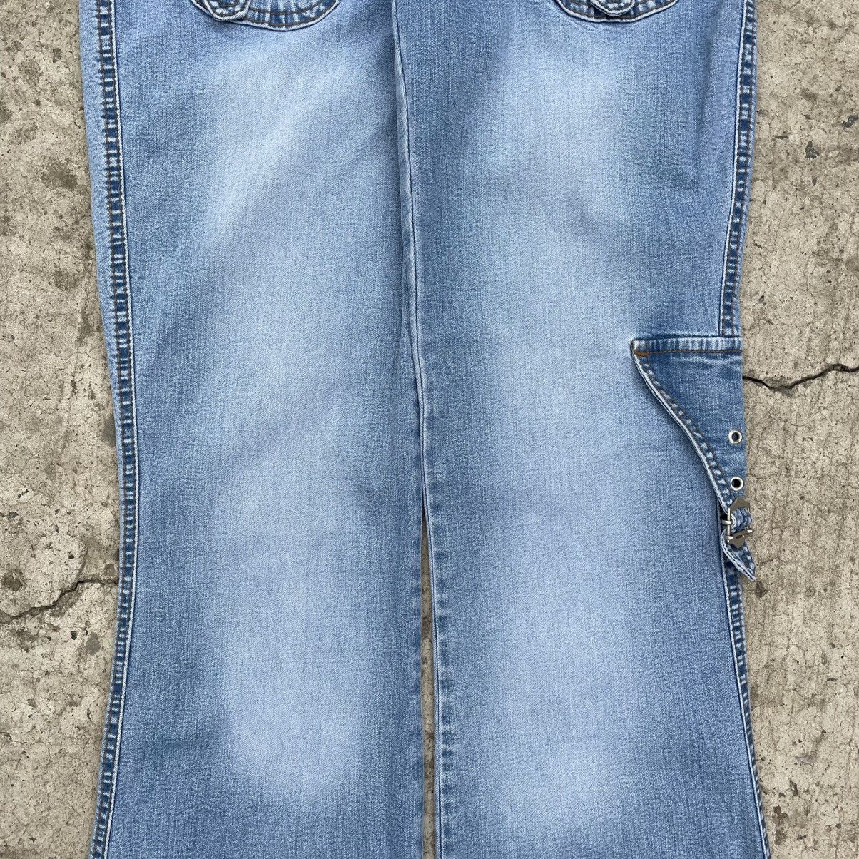 Issey Miyake Vintage Women’s Tramontana Jeans Flared Size L Y2K Hype Size 27" / US 4 / IT 40 - 6 Thumbnail