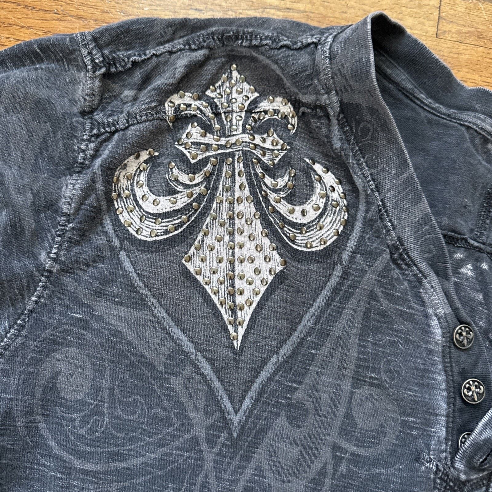 Affliction Lot Of 2 VTG Y2K Affliction Long Sleeve Shirt Button Size US M / EU 48-50 / 2 - 4 Thumbnail