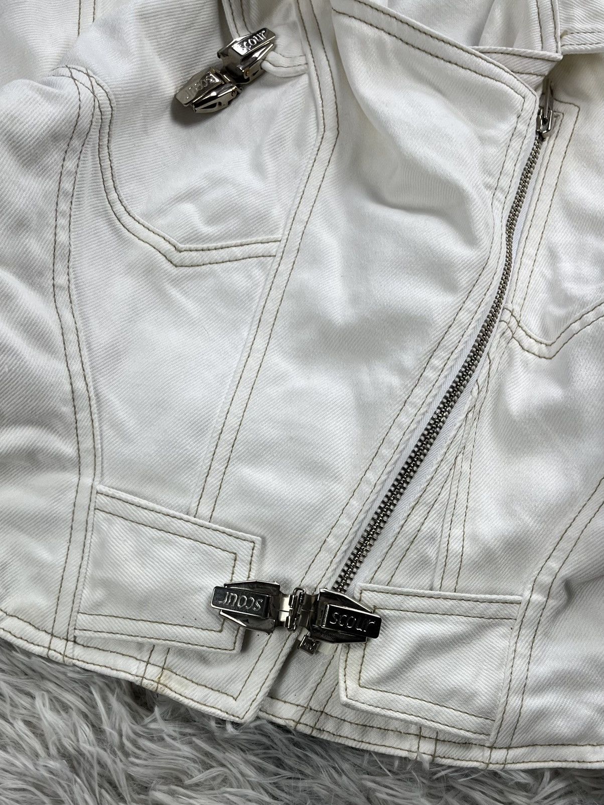 Japanese Brand Vintage Scour Crop Denim Jacket Size M / US 6-8 / IT 42-44 - 5 Thumbnail