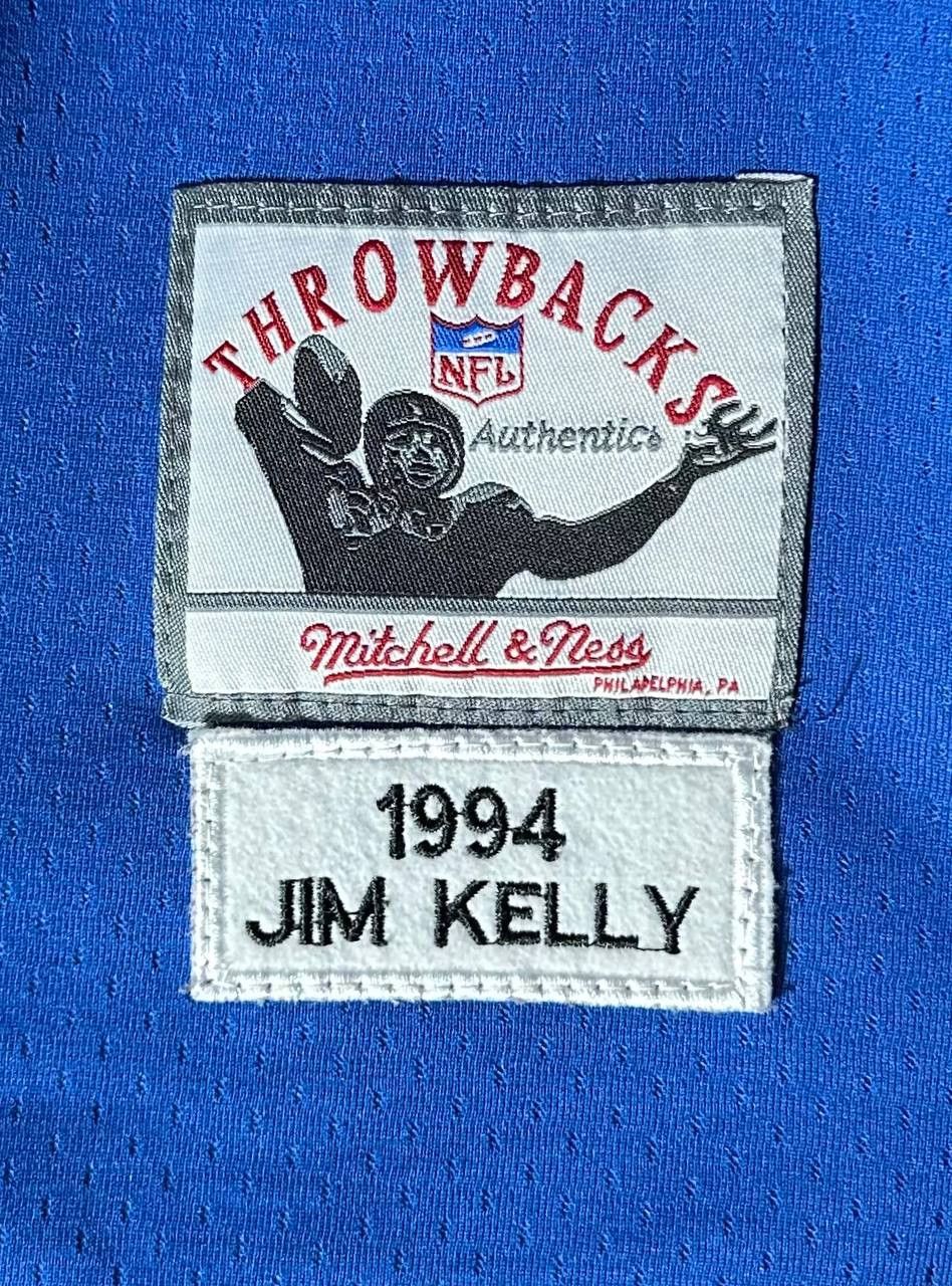 NFL Jim Kelly 1994 Mitchell Ness Buffalo Bills Throwback Jersey Size US M / EU 48-50 / 2 - 3 Thumbnail