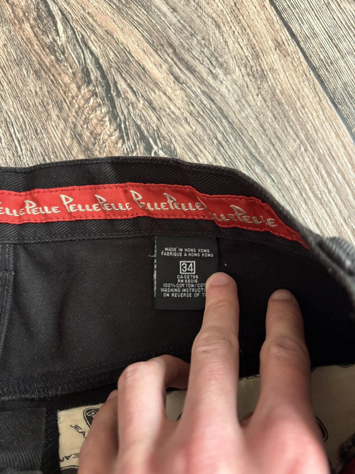 Pelle Pelle × Vintage Pelle Pelle Vintage Distressed Baggy Wide Carpenter Denim Size US 34 / EU 50 - 10 Thumbnail