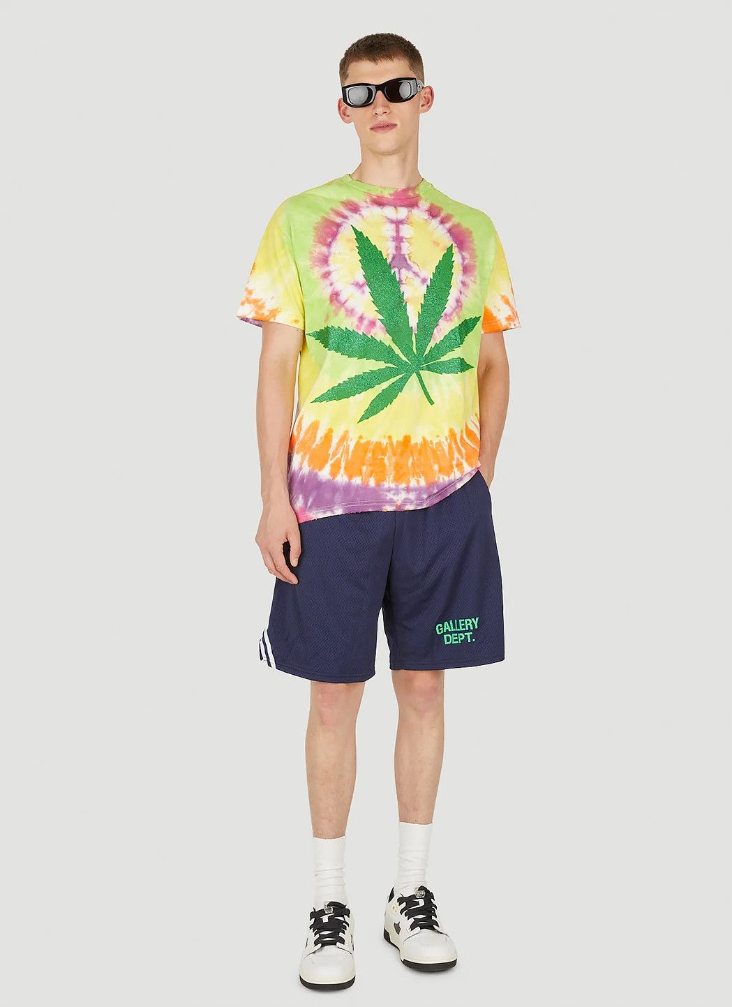 Gallery Dept. o1mle0326 Weed Tee Shirt Tie Dye in Multicolor Size US L / EU 52-54 / 3 - 2 Thumbnail