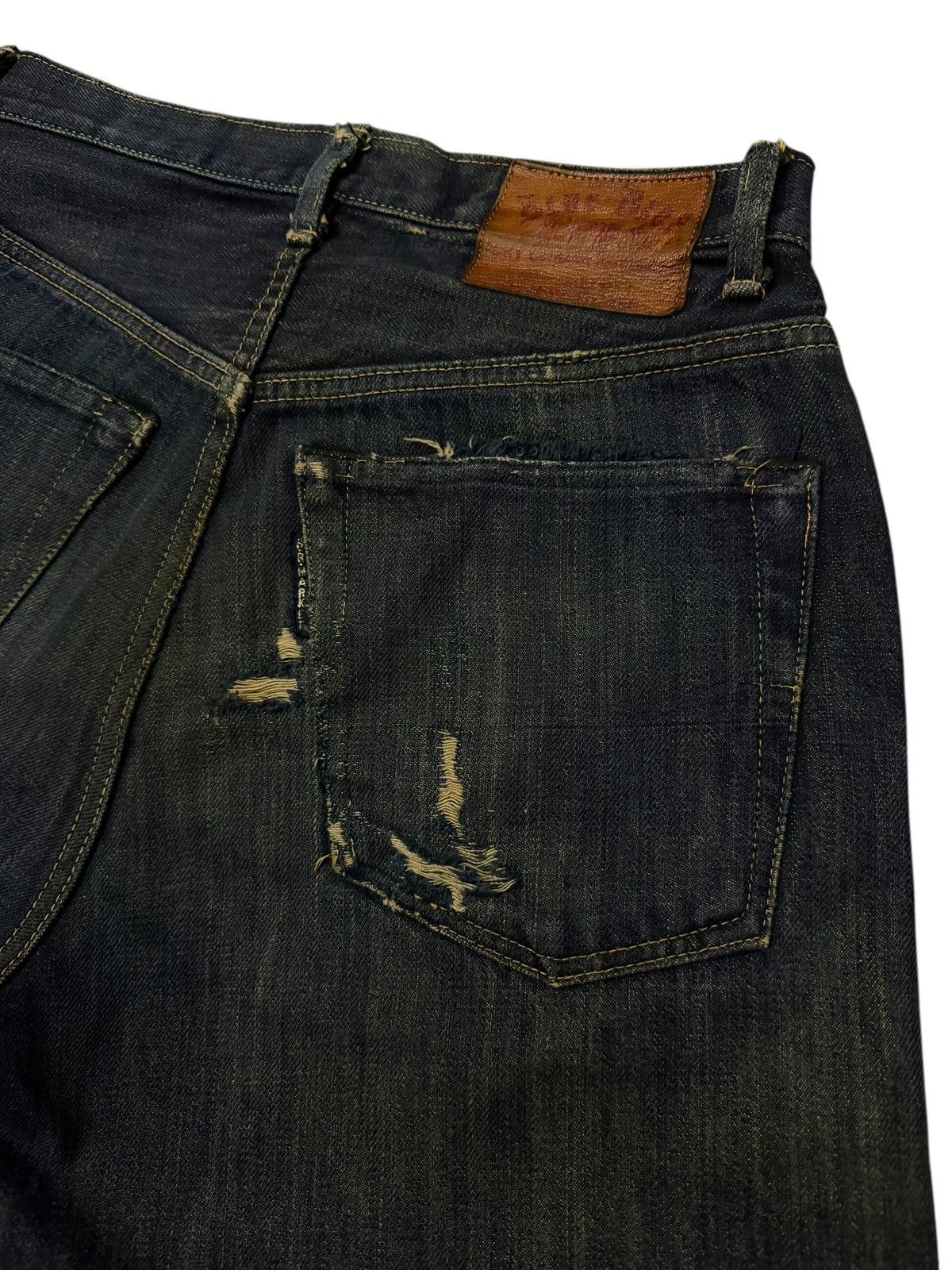 Blue Blue Japan Vintage Blue Blue Japan Selvedge Denim Jeans | W29 Size US 29 - 11 Thumbnail