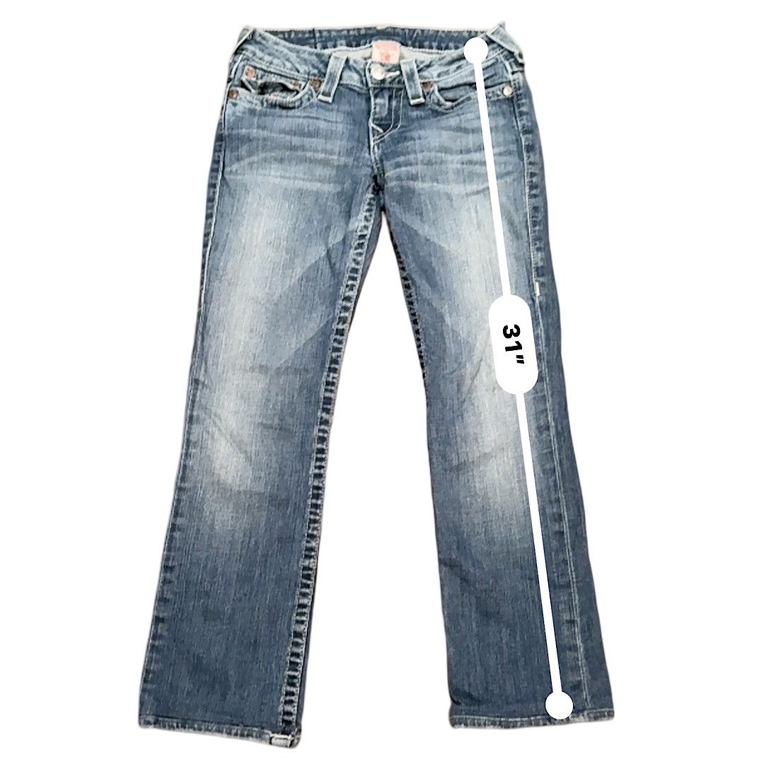 True Religion TRUE RELIGION Vintage Jeans Womens 26 Rainbow Embroidered Size 26" / US 2 / IT 38 - 5 Thumbnail