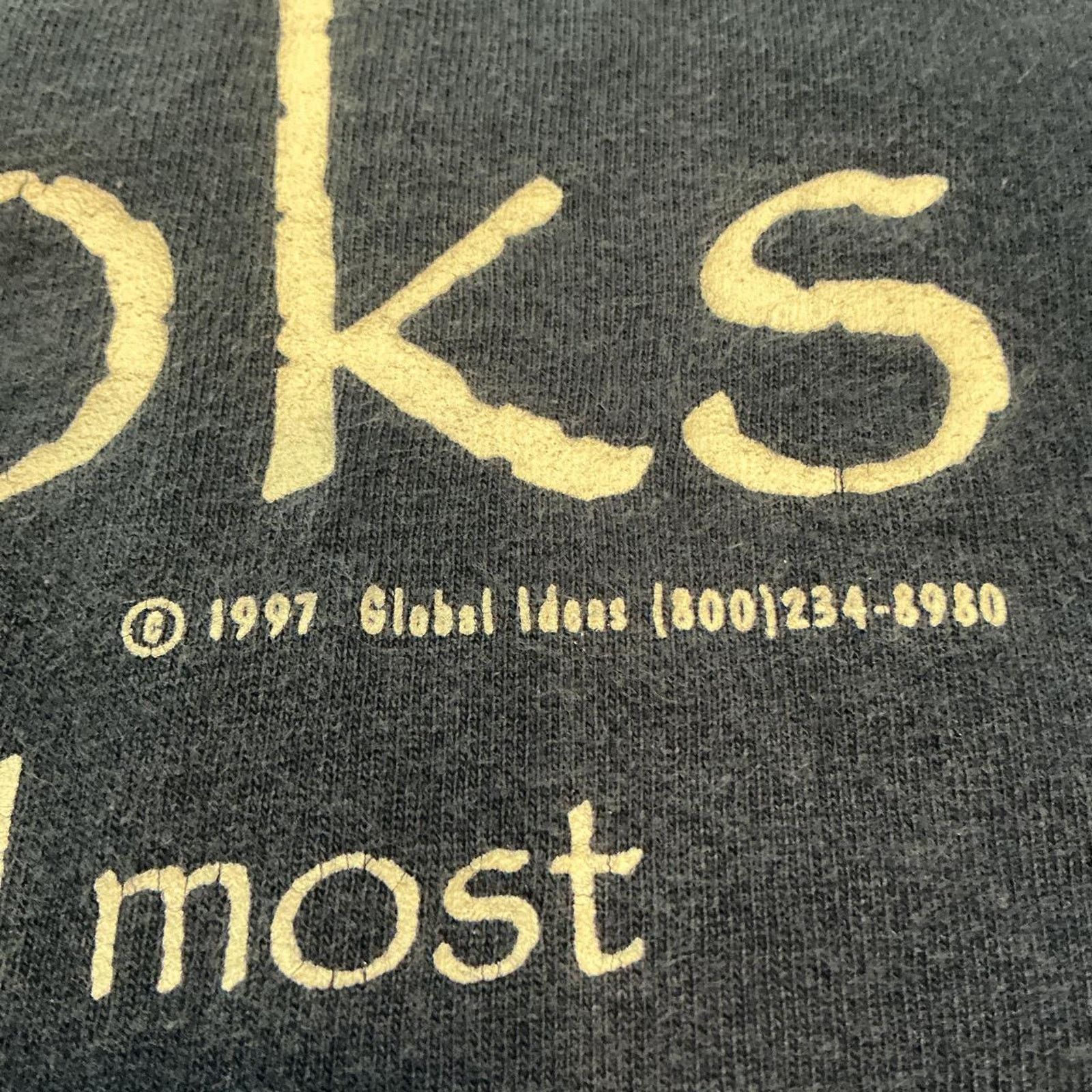Hanes Vintage 1997 Global Ideas Books Shirt Size M Size US M / EU 48-50 / 2 - 3 Thumbnail