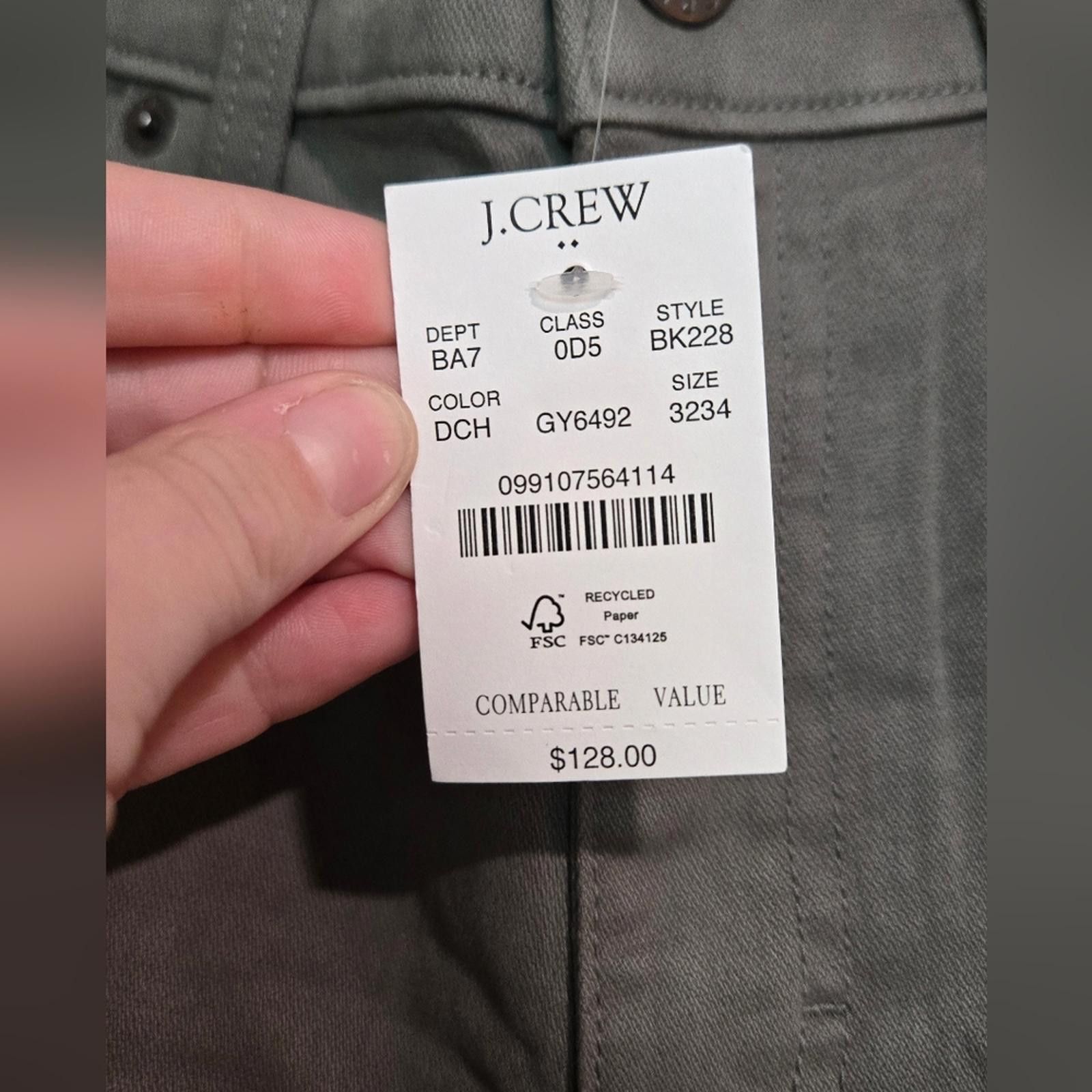 32x34 J Crew Slim-fit garment-dyed five-pocket pant