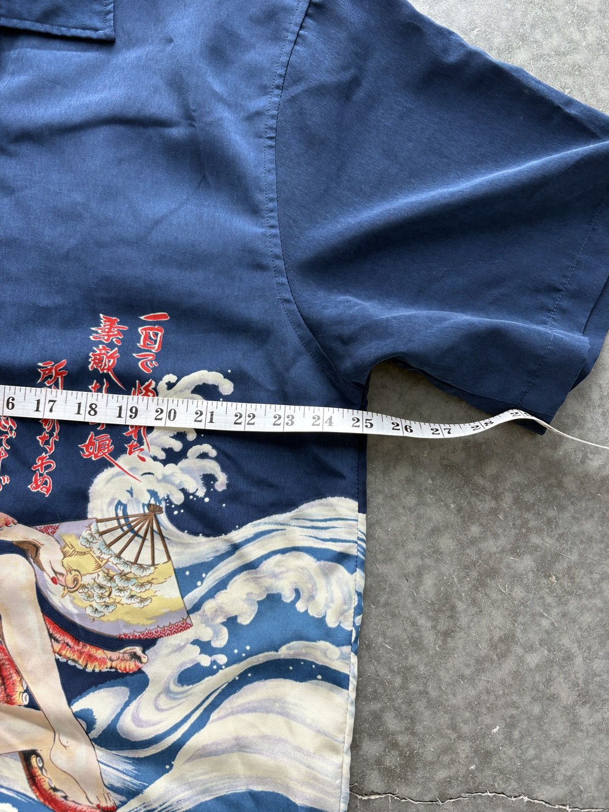 Vintage Vintage 90s Pinup Girl Japanese Style Camp Collar Shirt Size US XL / EU 56 / 4 - 8 Thumbnail
